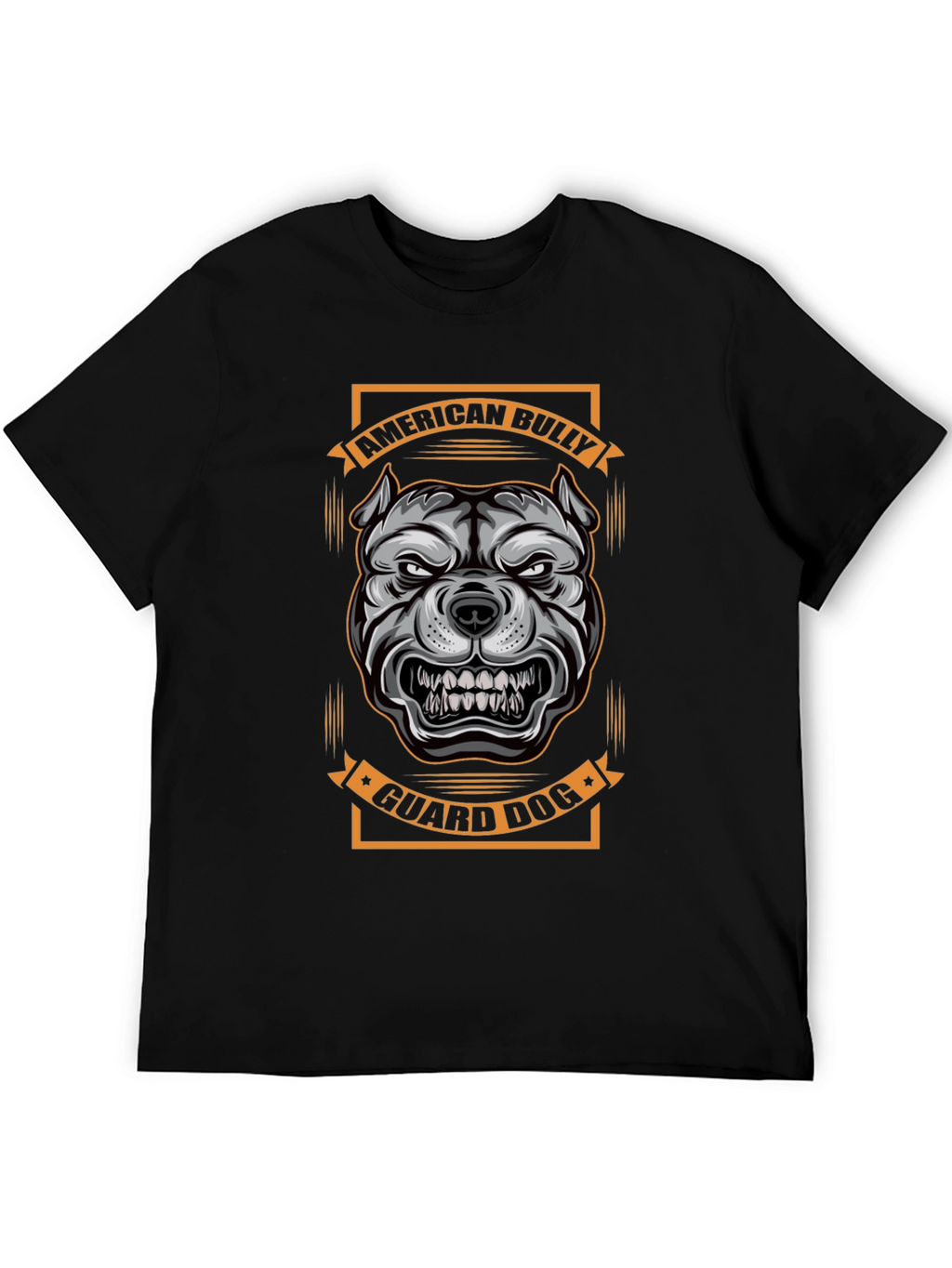 American Bully Guard Dog Graphic Tee - Black