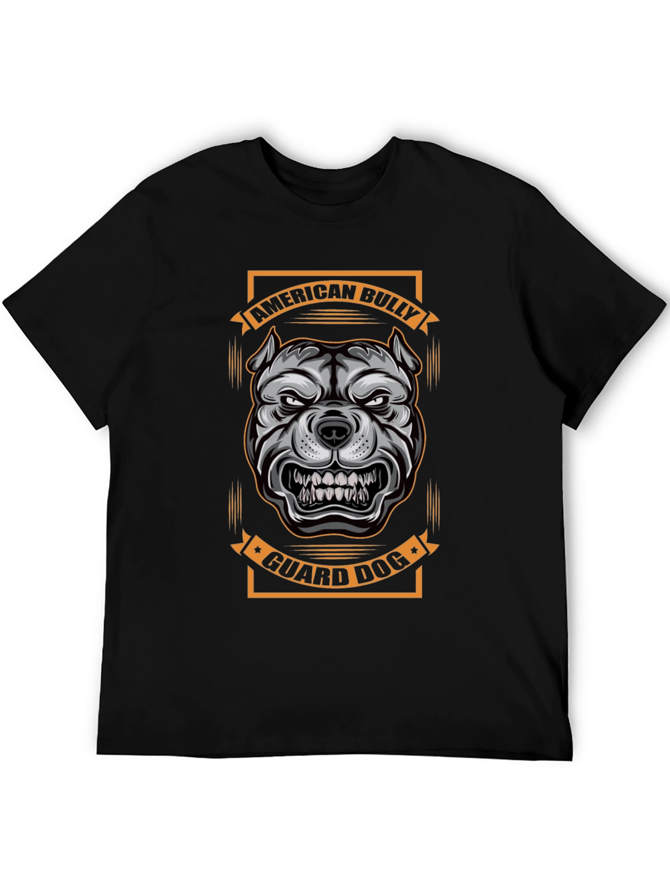 American Bully Guard Dog Graphic Tee - Black