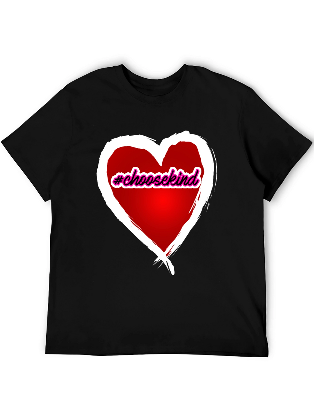 Choose Kind Heart Graphic T-Shirt