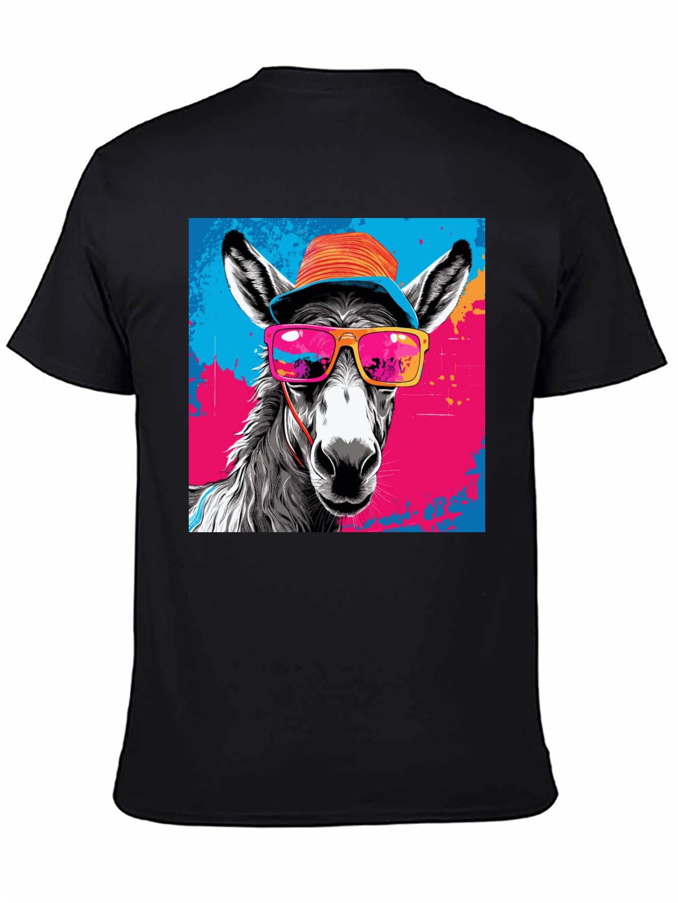 Cool Donkey Graphic Tee - Funky Animal Print Shirt