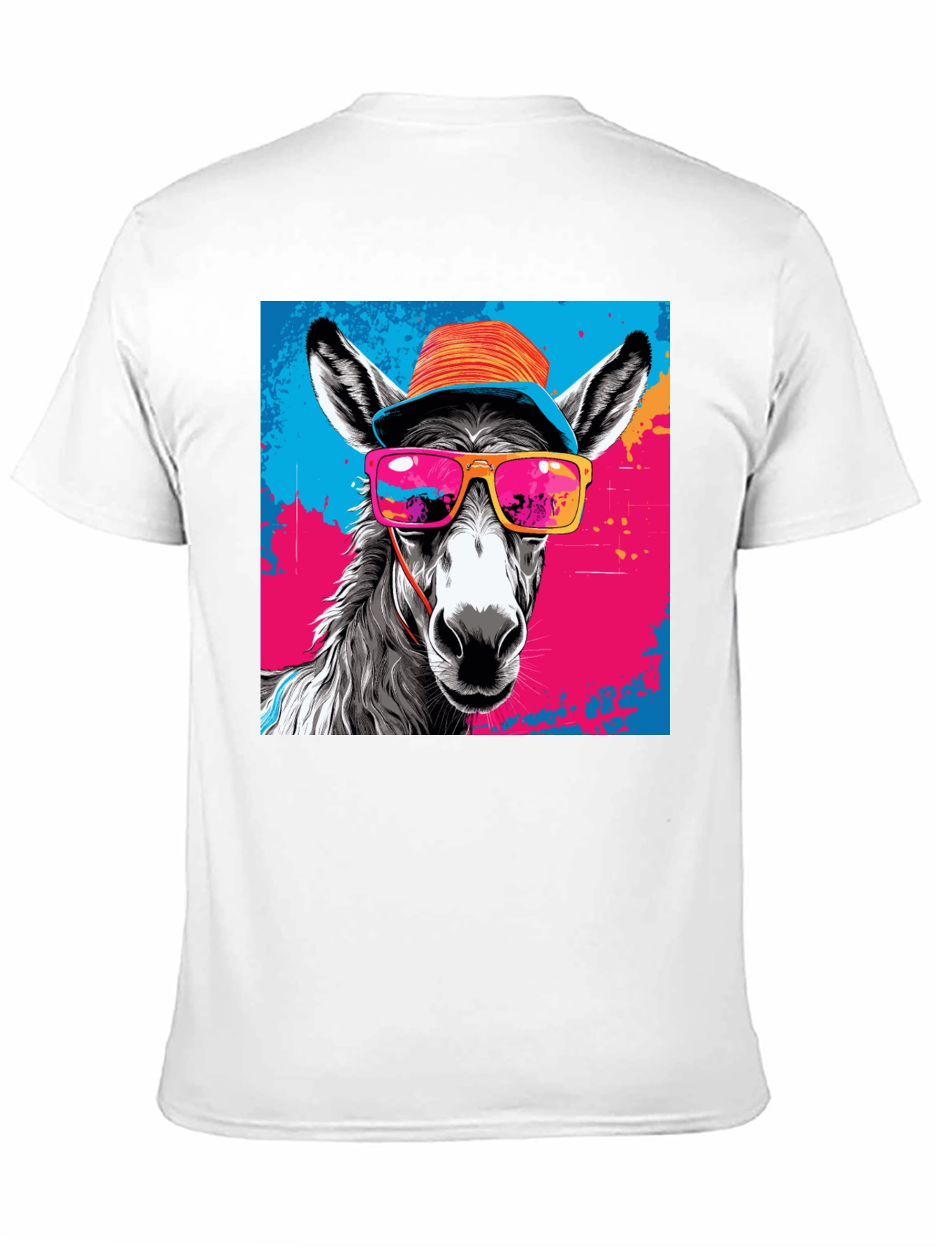 Cool Donkey Graphic Tee - Funky Animal Print Shirt