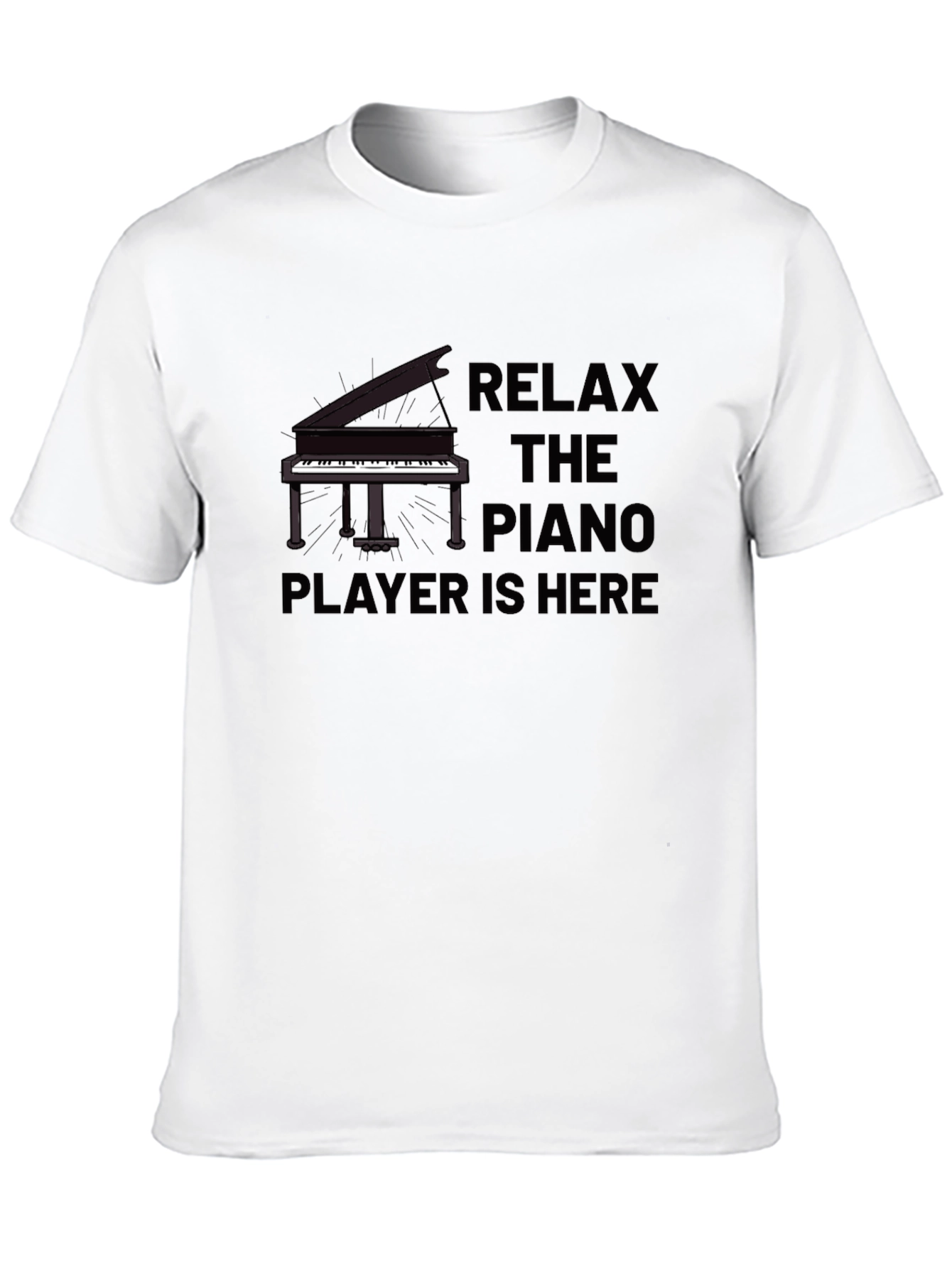 Relax Piano Player T-Shirt - Musician Tee