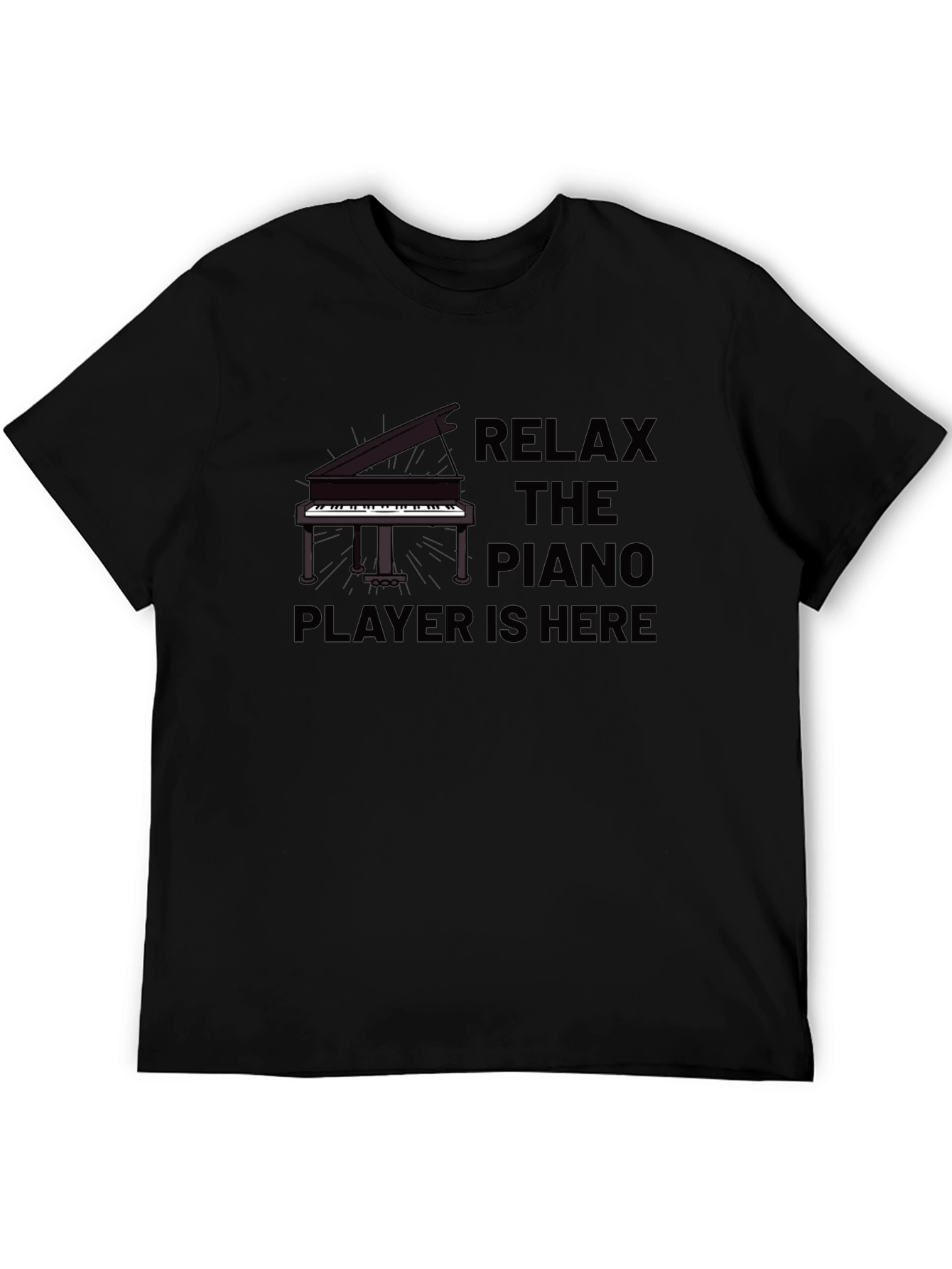 Relax Piano Player T-Shirt - Musician Tee