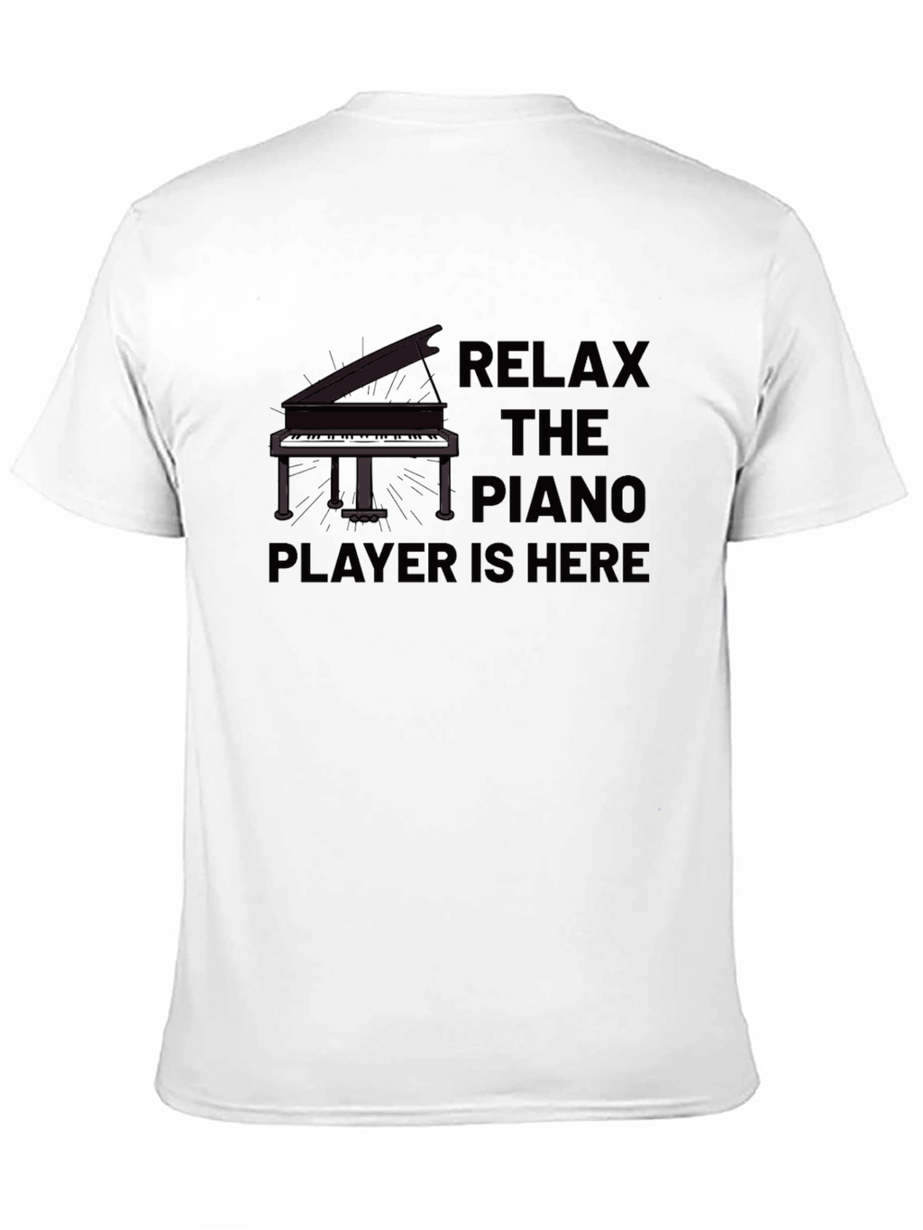 Relax Piano Player T-Shirt - Musician Tee