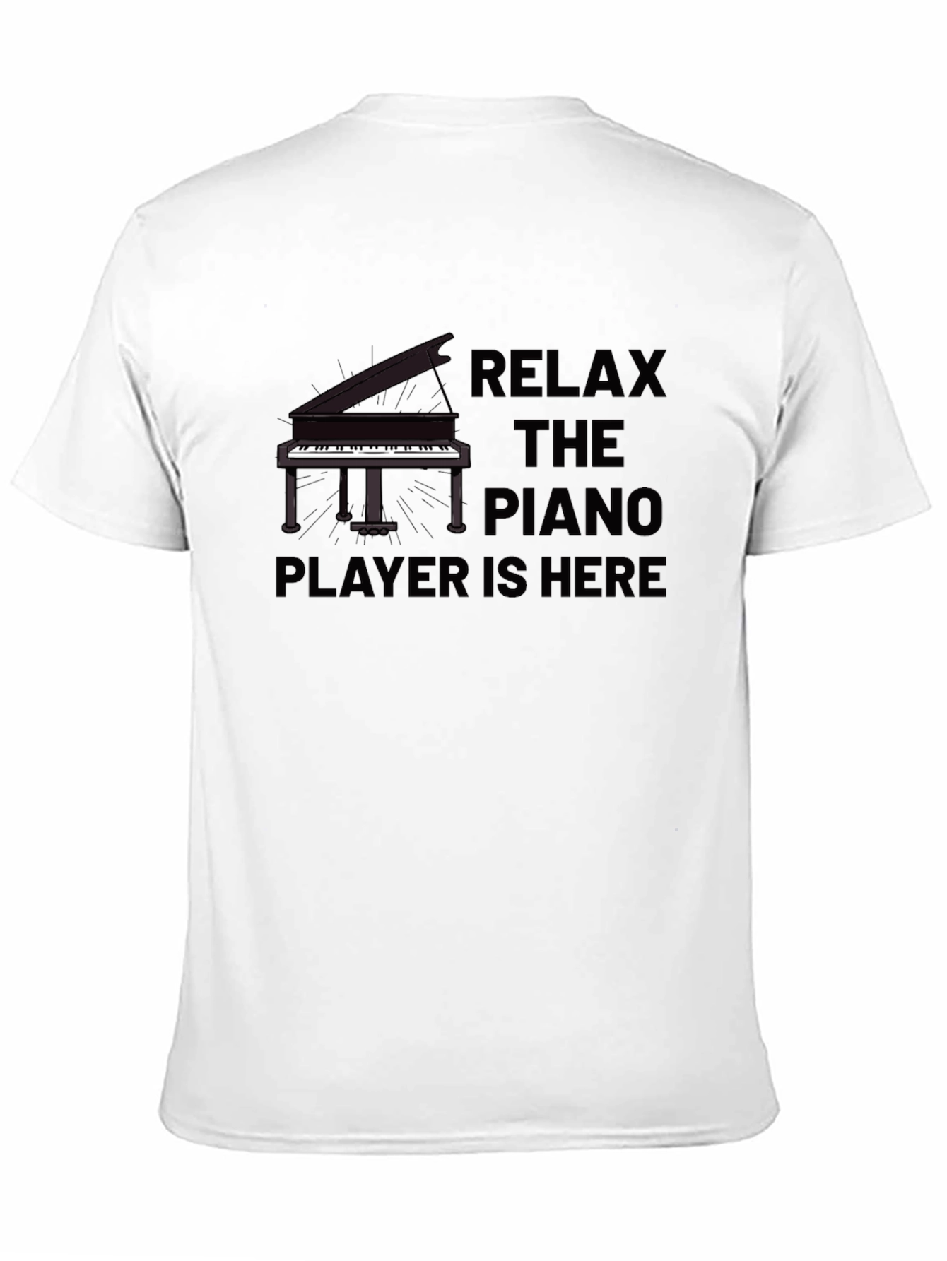 Relax Piano Player T-Shirt - Musician Tee