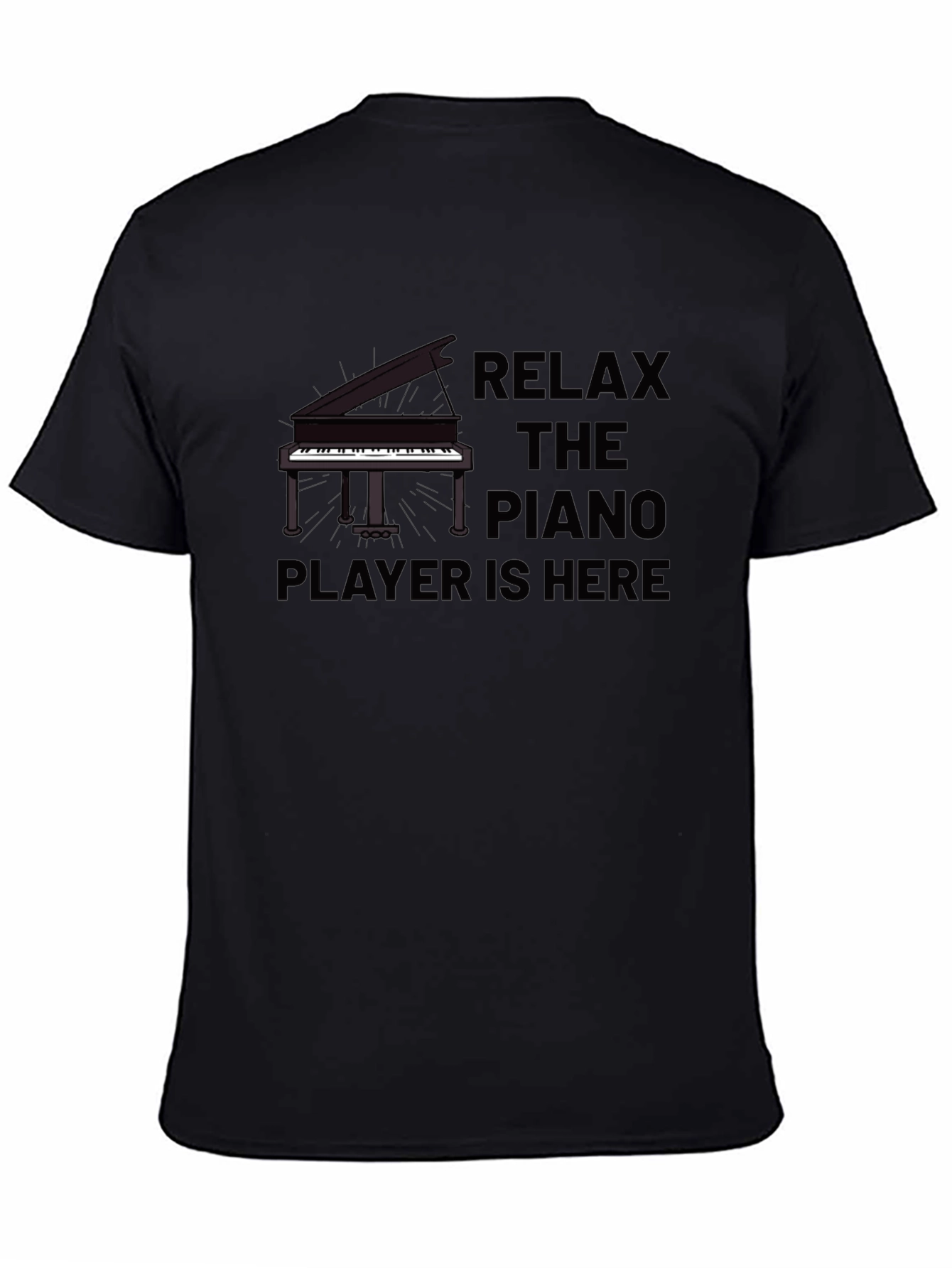Relax Piano Player T-Shirt - Musician Tee