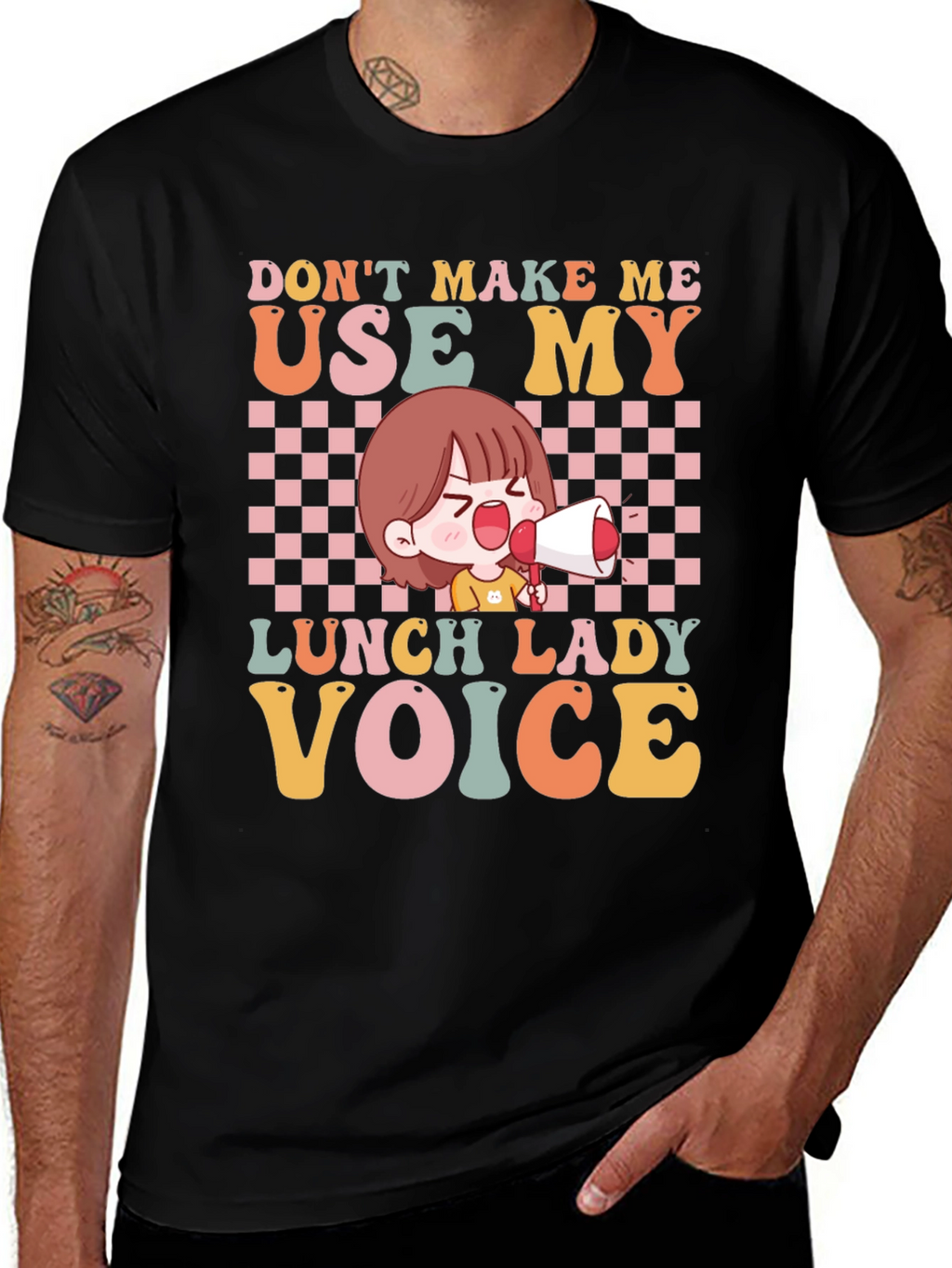 Lunch Lady Voice Graphic T-Shirt