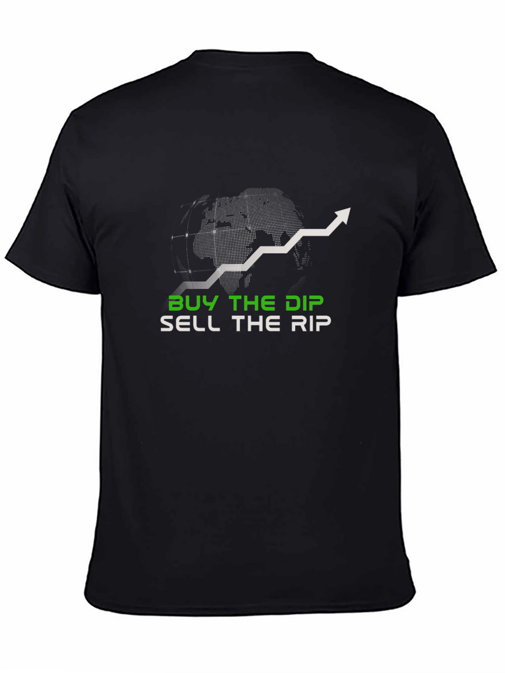 Buy the Dip Sell the Rip Black Tee