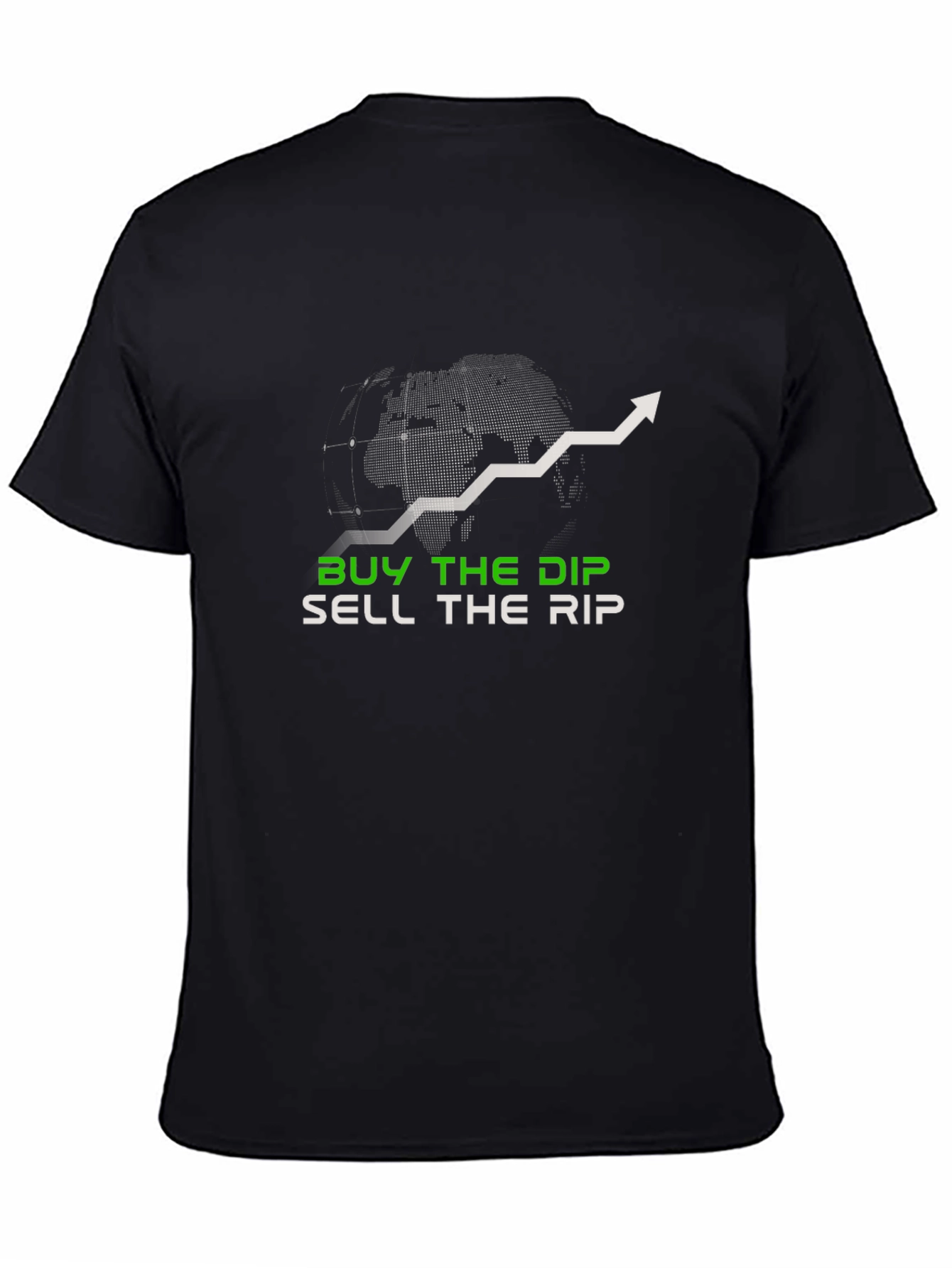 Buy the Dip Sell the Rip Black Tee