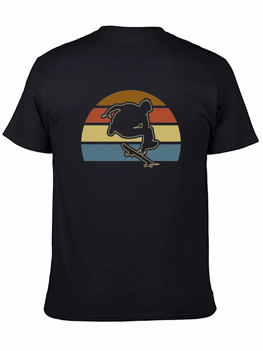 Retro Skateboarder Graphic T-Shirt