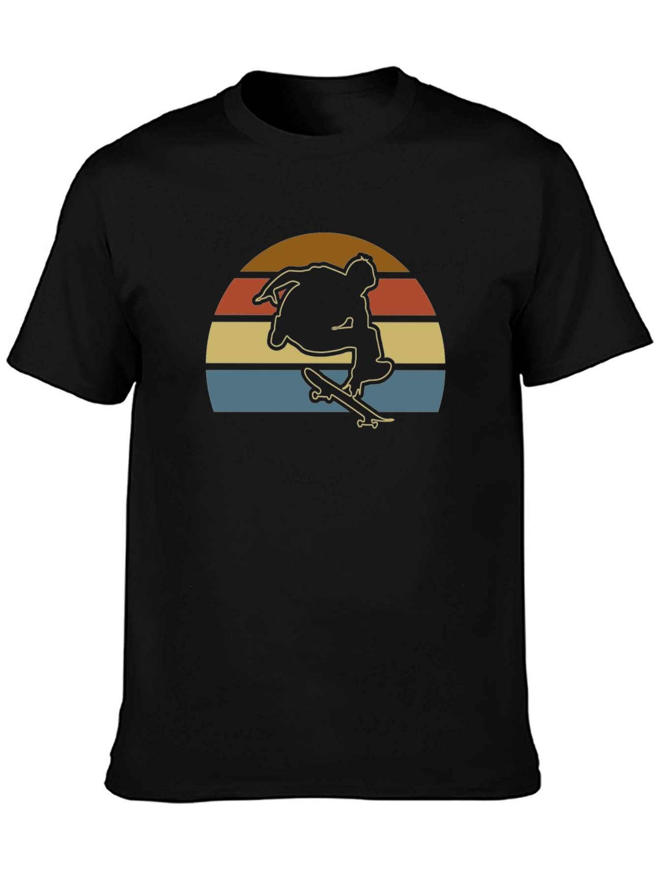Retro Skateboarder Graphic T-Shirt