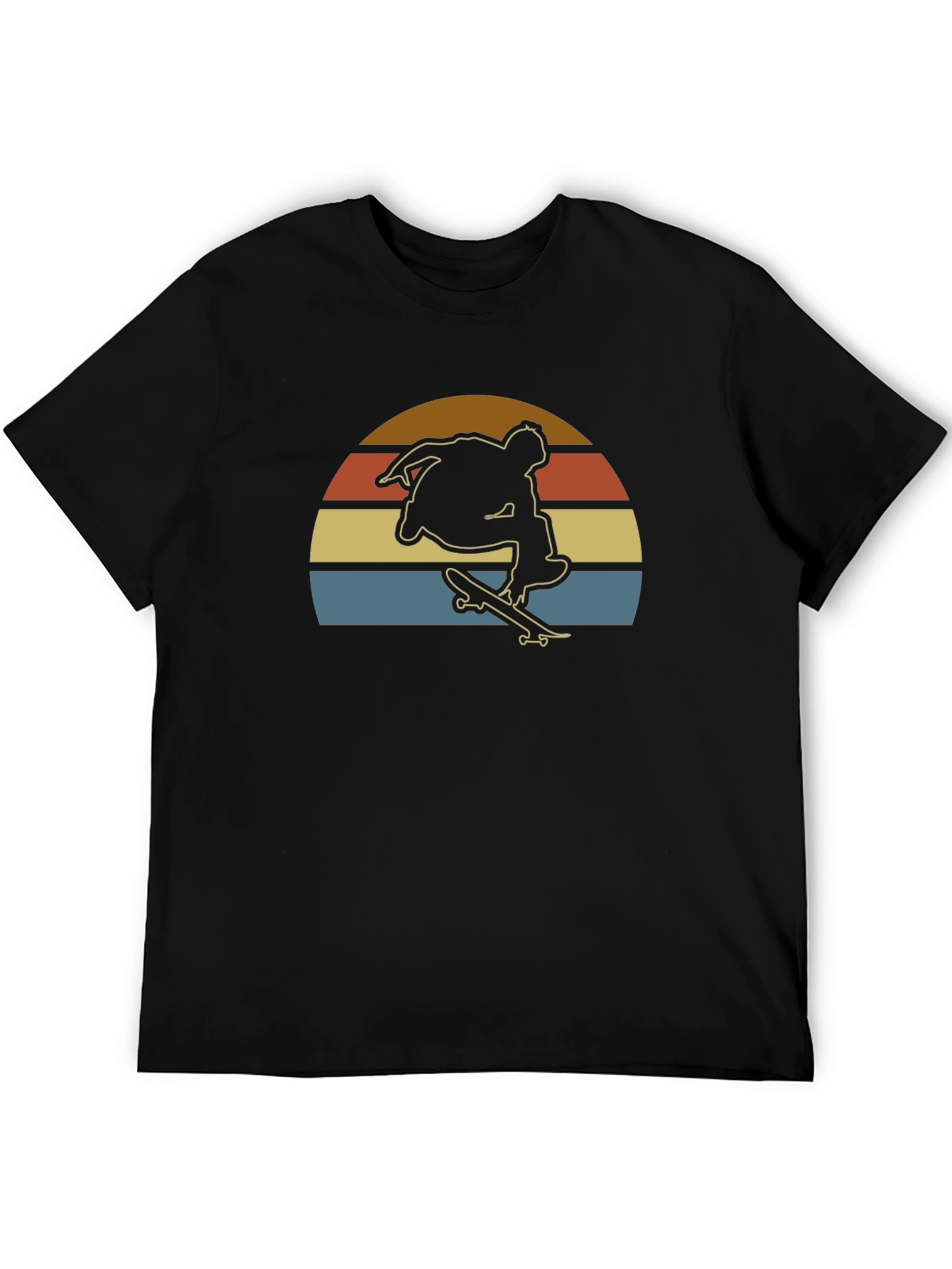 Retro Skateboarder Graphic T-Shirt