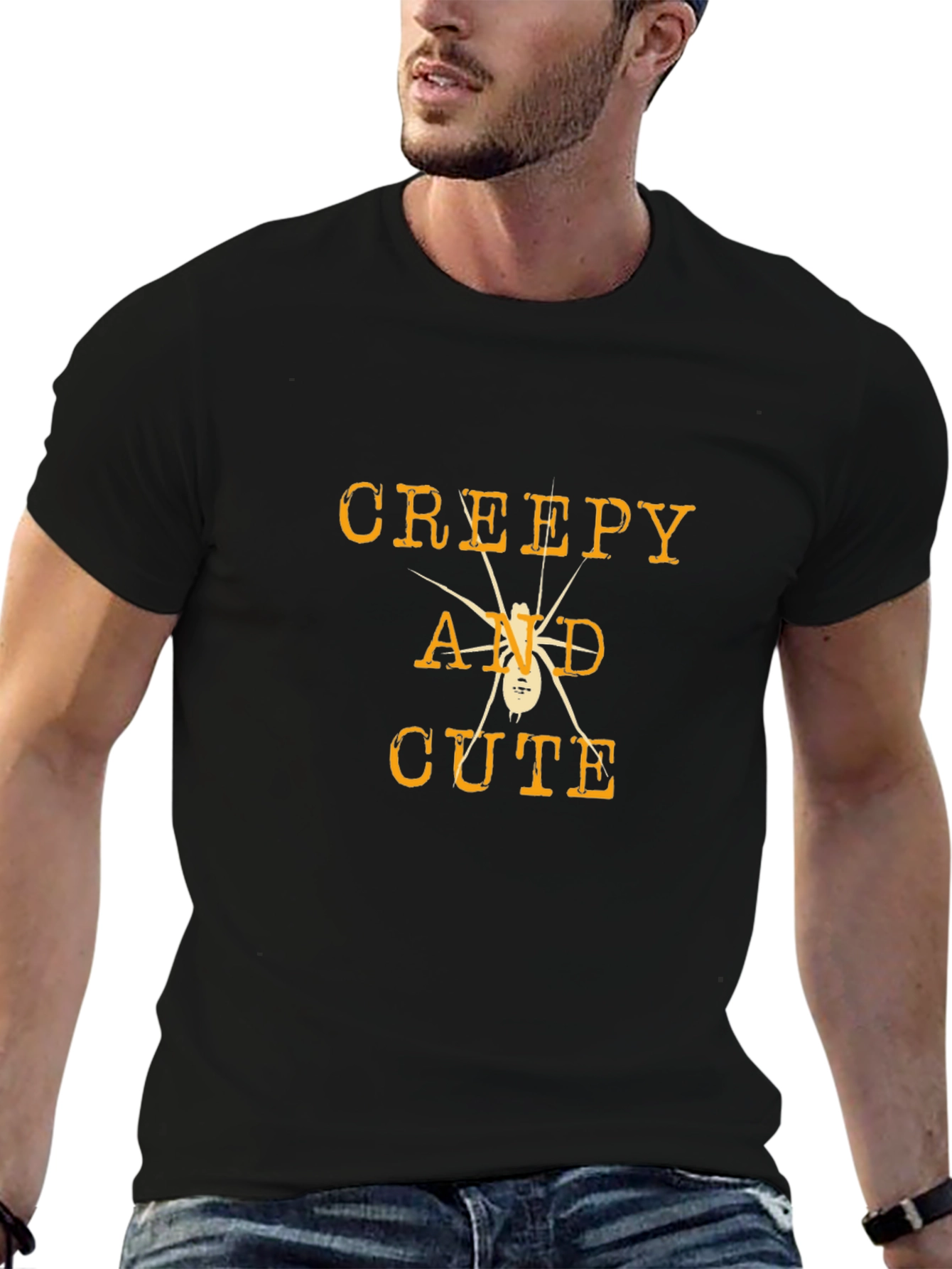Creepy and Cute Spider Graphic Tee