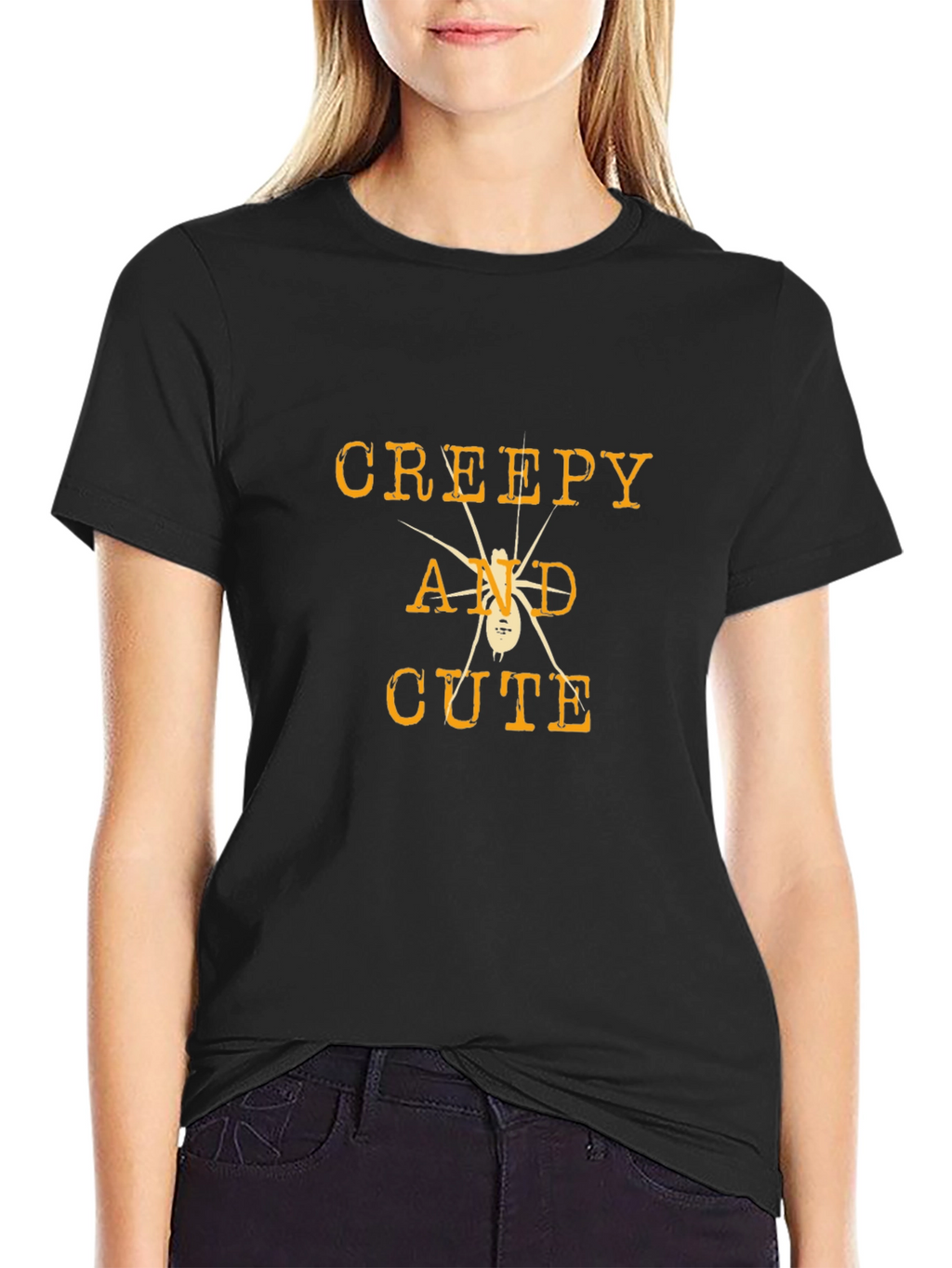 Creepy and Cute Spider Graphic Tee