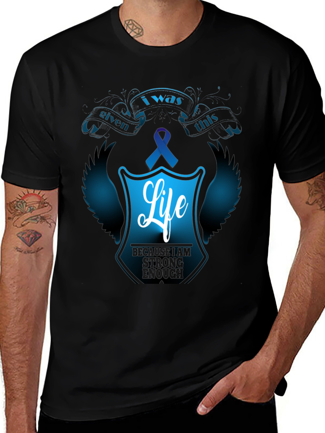 I Was Given This Life T-Shirt Cancer Awareness