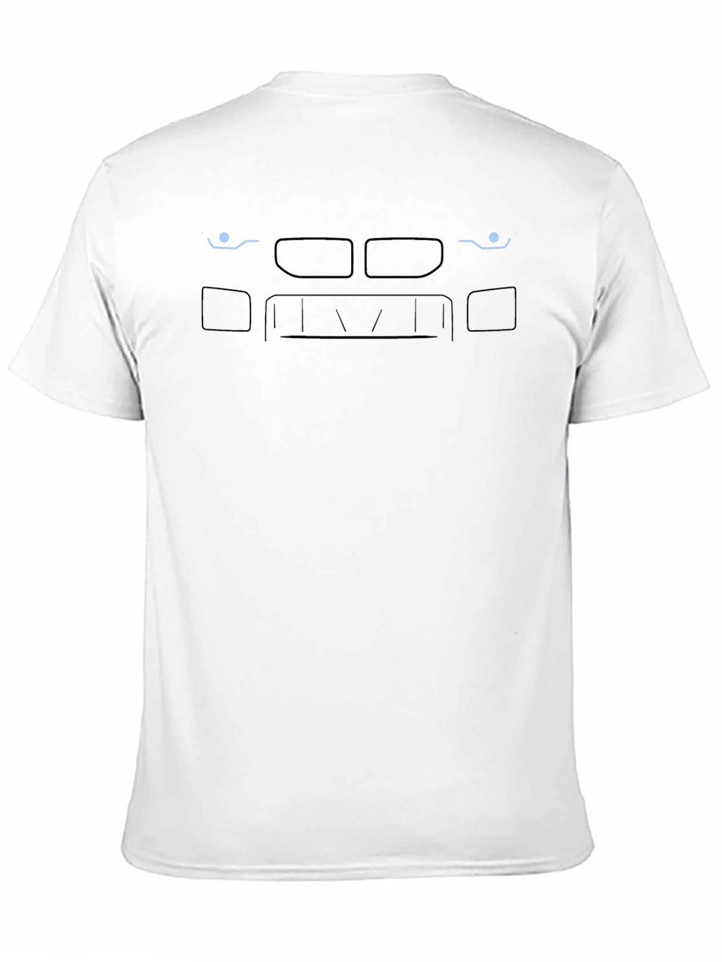 E46 BMW Front Graphic Black T-Shirt