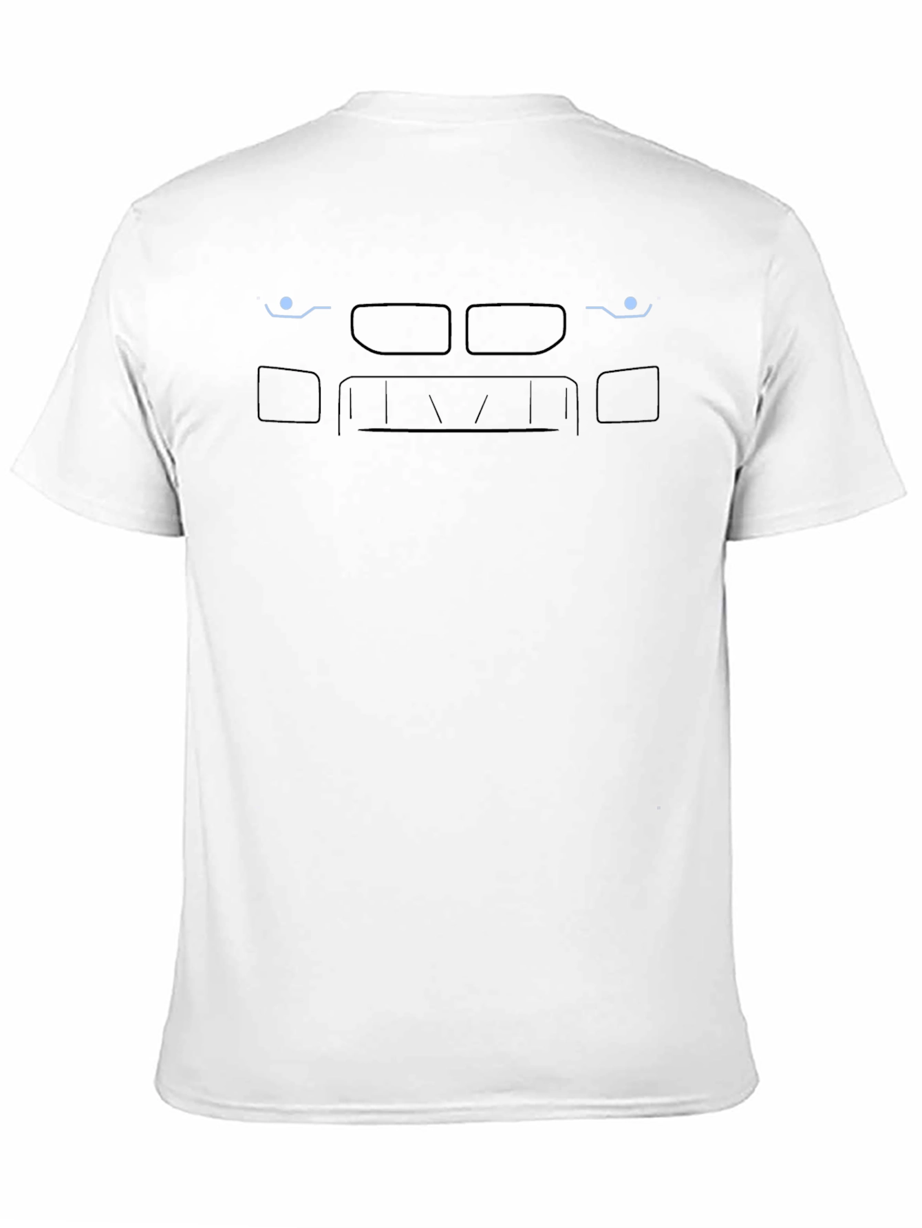 E46 BMW Front Graphic Black T-Shirt