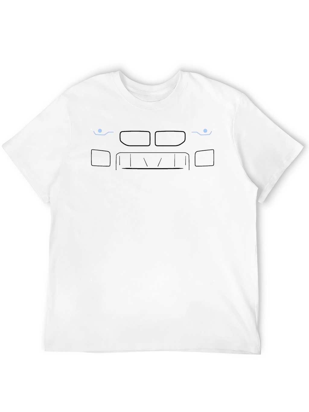 E46 BMW Front Graphic Black T-Shirt