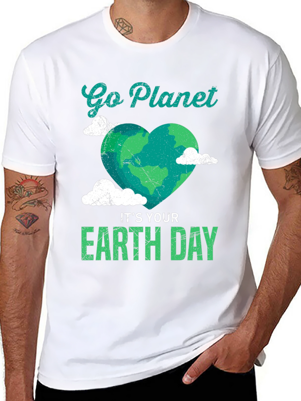 Go Planet Its Your Earth Day Graphic T-Shirt