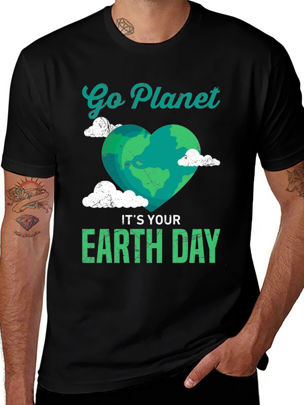 Go Planet Its Your Earth Day Graphic T-Shirt