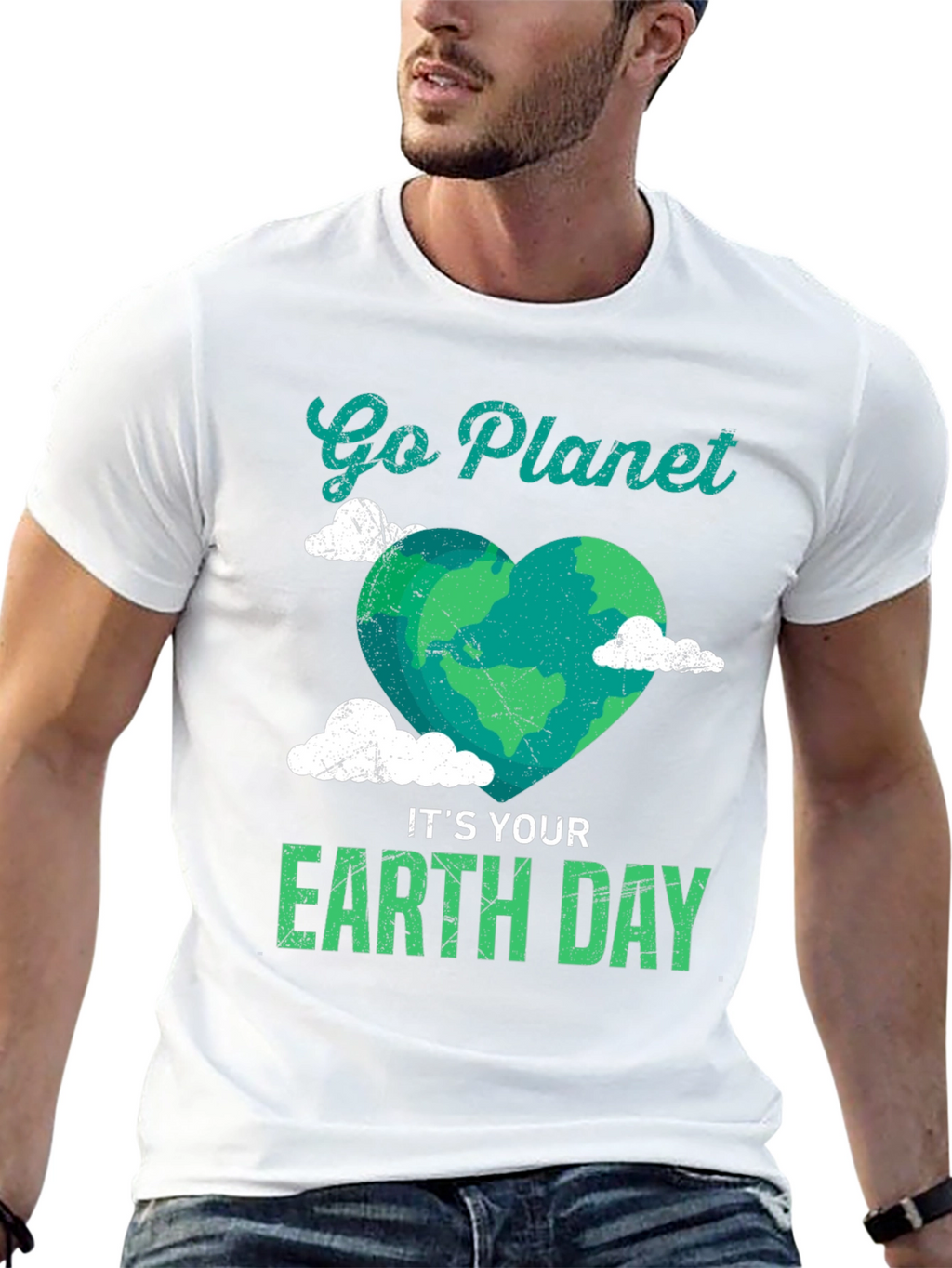 Go Planet Its Your Earth Day Graphic T-Shirt