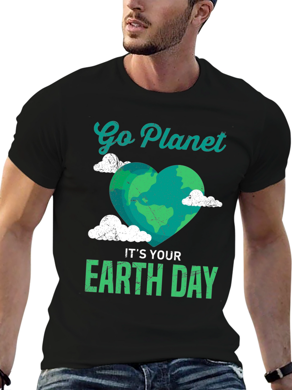 Go Planet Its Your Earth Day Graphic T-Shirt