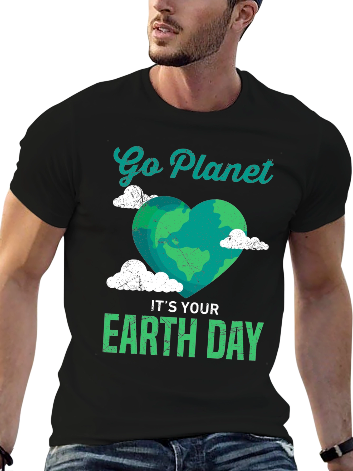 Go Planet Its Your Earth Day Graphic T-Shirt