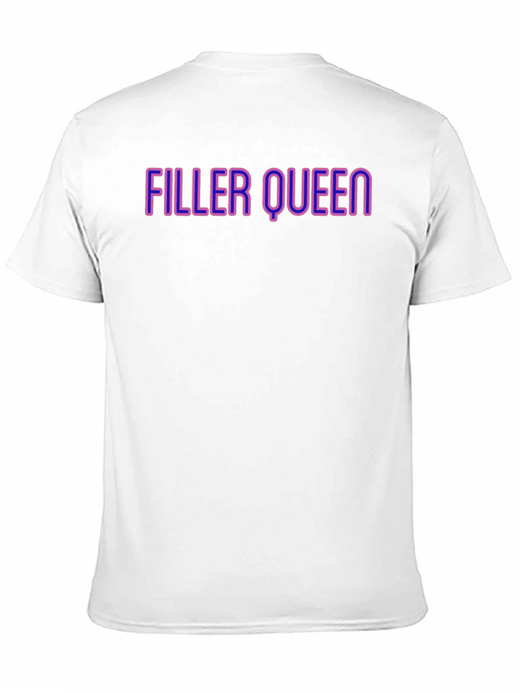 Filler Queen Graphic Tee - Black Crew Neck T-Shirt