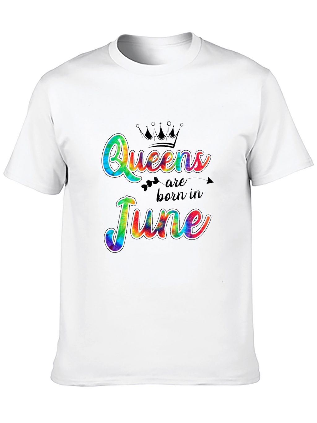 Queens Born in June Tie Dye T-Shirt