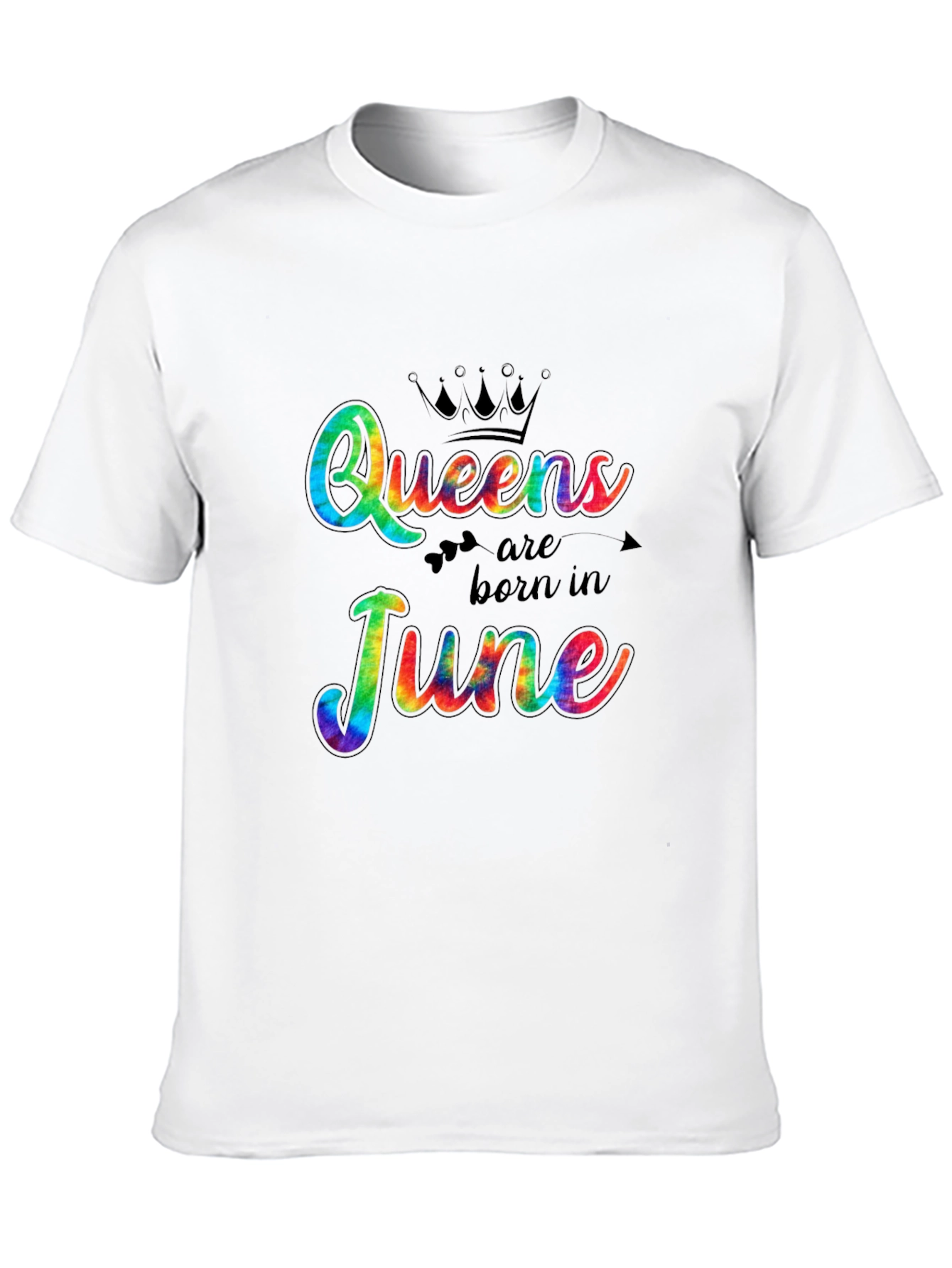 Queens Born in June Tie Dye T-Shirt