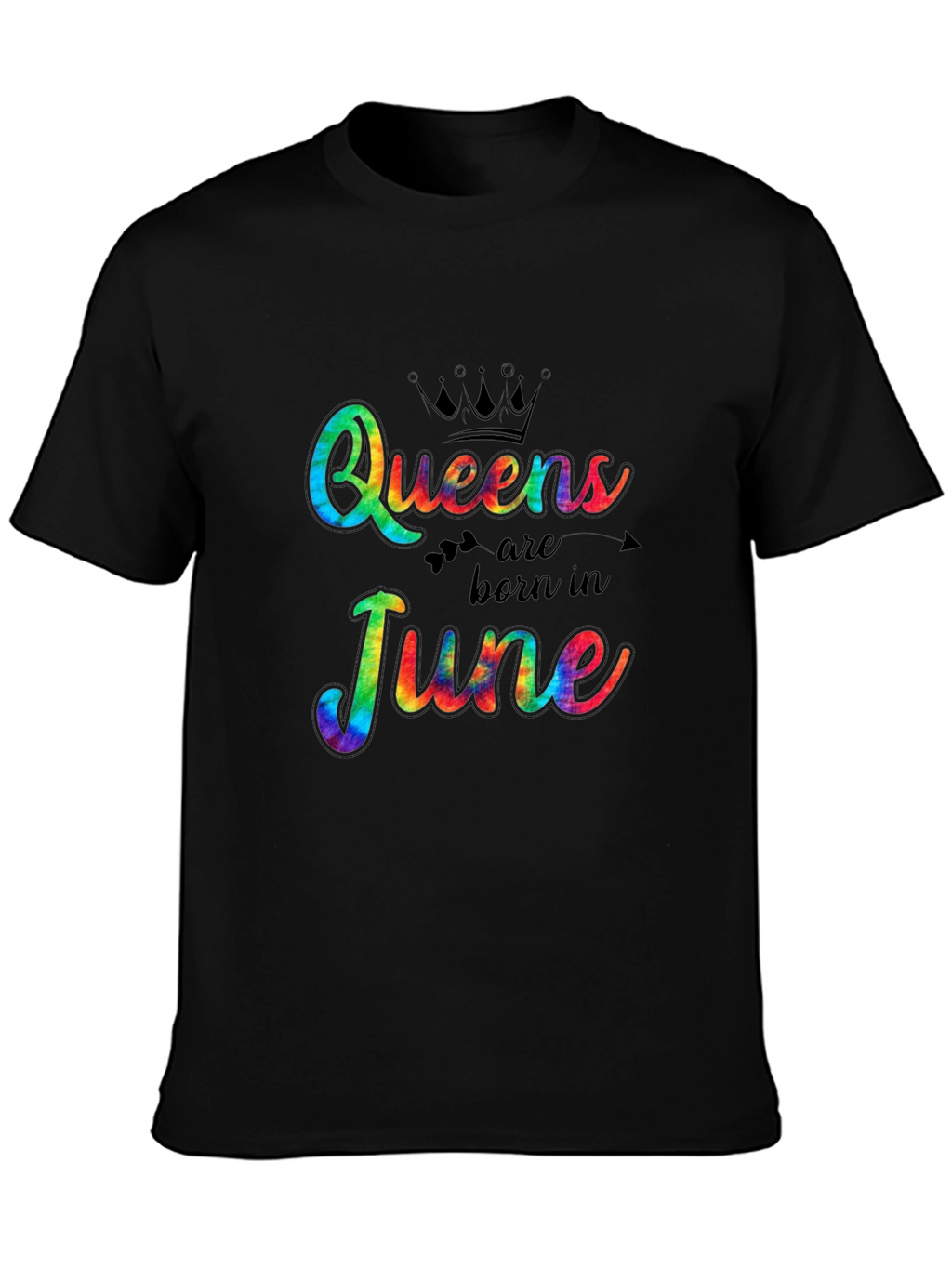 Queens Born in June Tie Dye T-Shirt