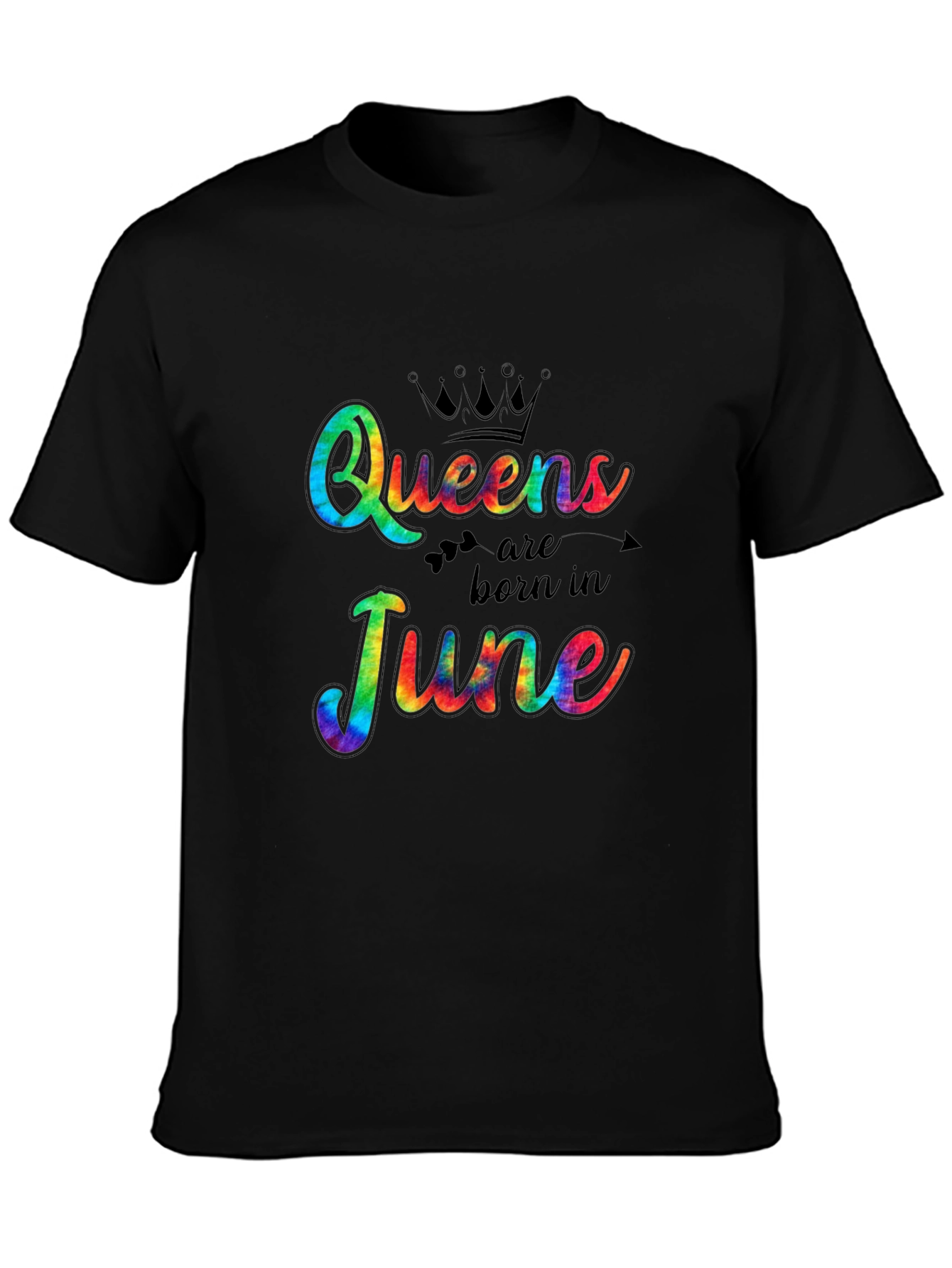 Queens Born in June Tie Dye T-Shirt