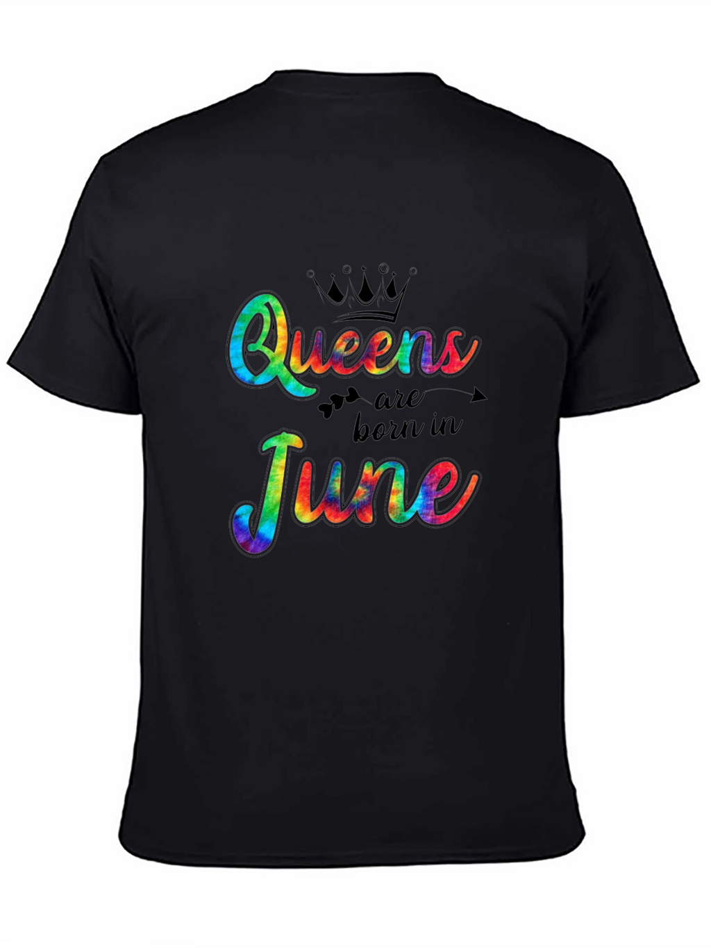 Queens Born in June Tie Dye T-Shirt