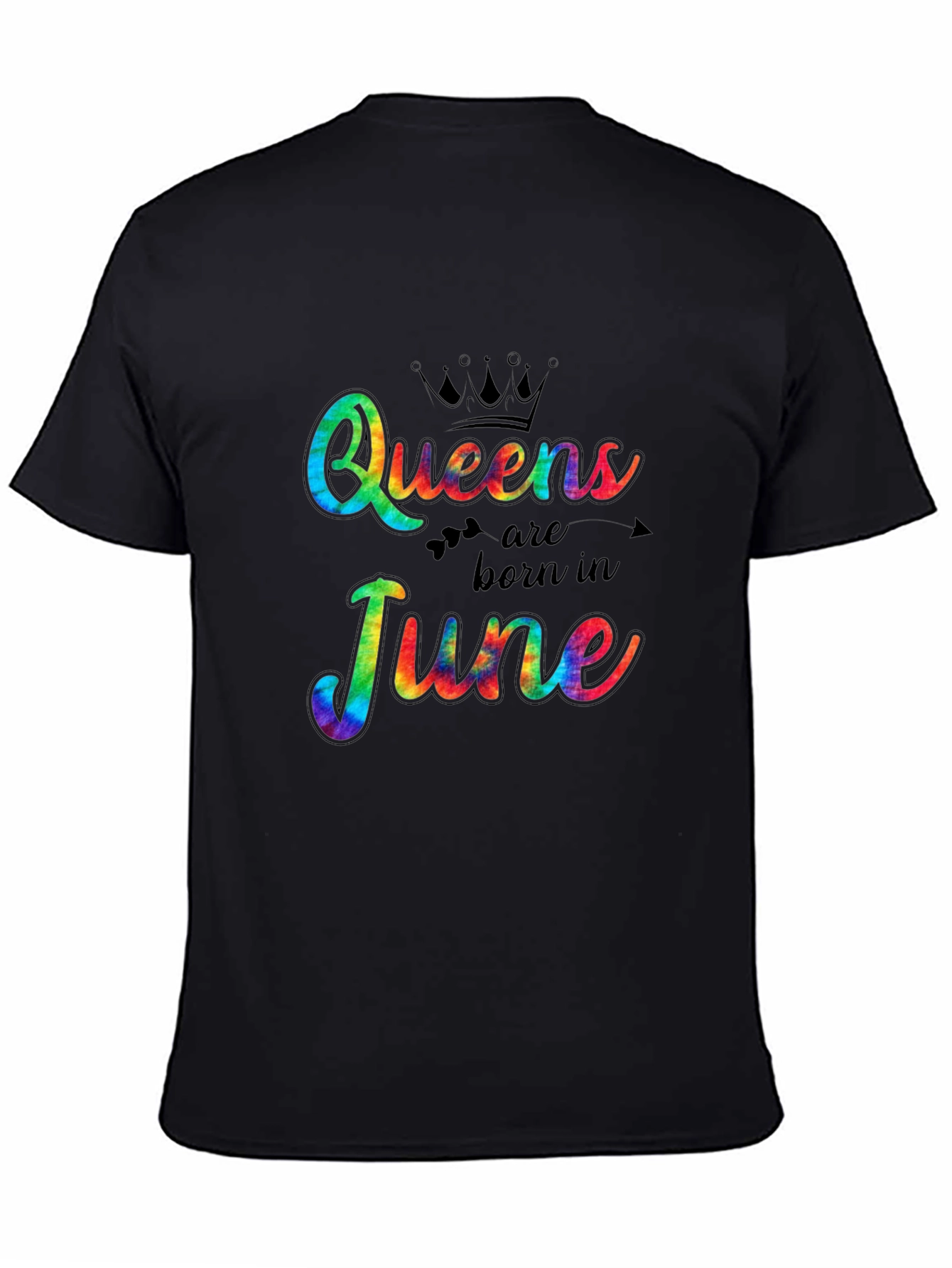 Queens Born in June Tie Dye T-Shirt