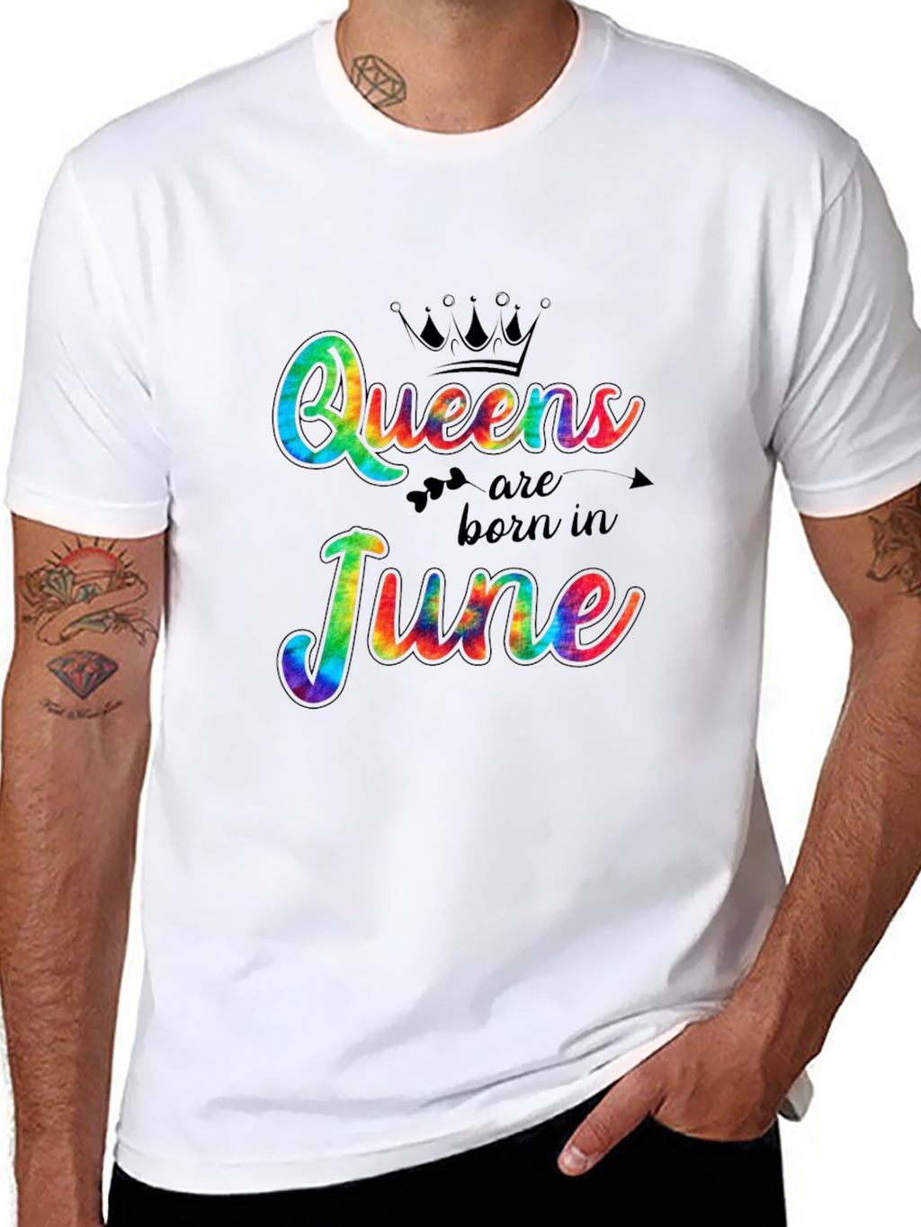 Queens Born in June Tie Dye T-Shirt