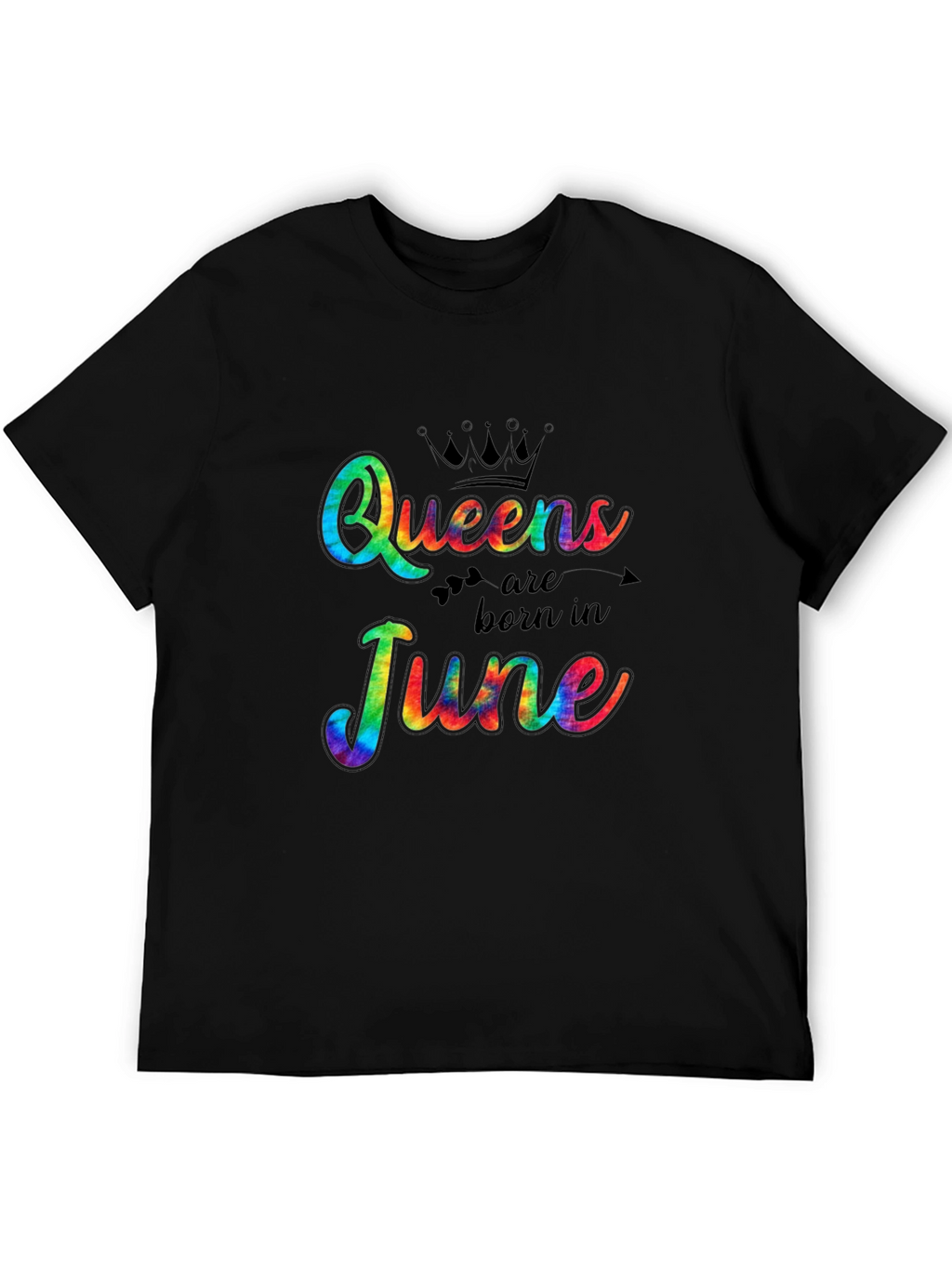 Queens Born in June Tie Dye T-Shirt