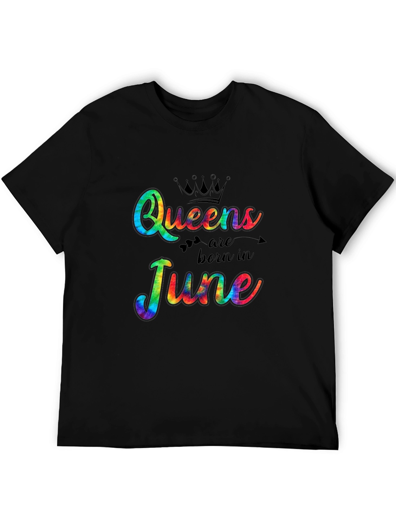 Queens Born in June Tie Dye T-Shirt