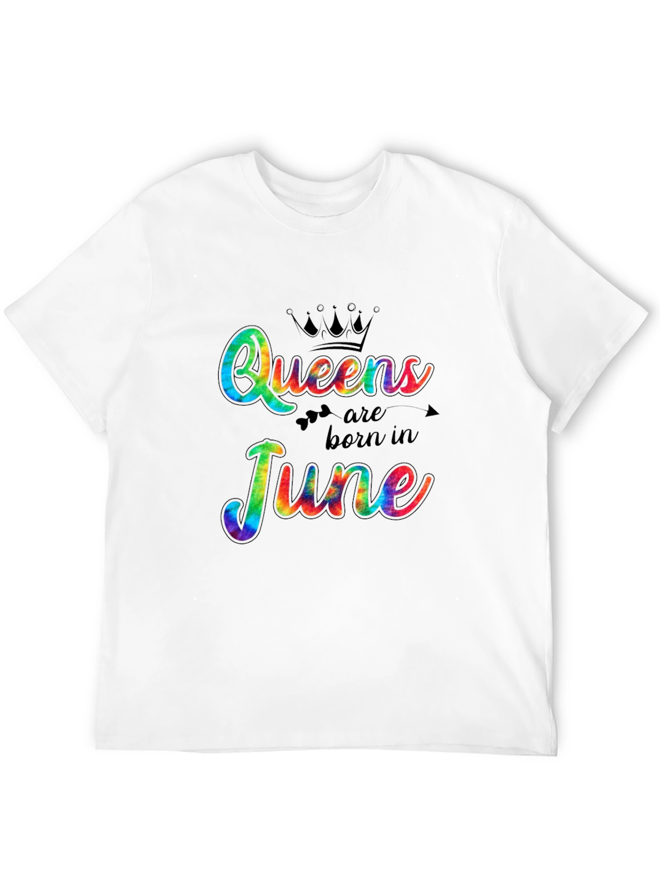 Queens Born in June Tie Dye T-Shirt