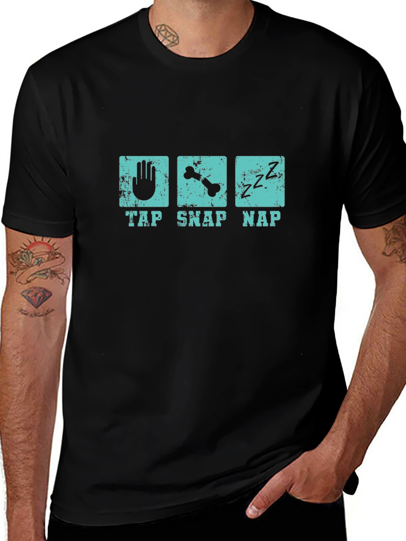 Tap Snap Nap T-Shirt Funny Bone Humor