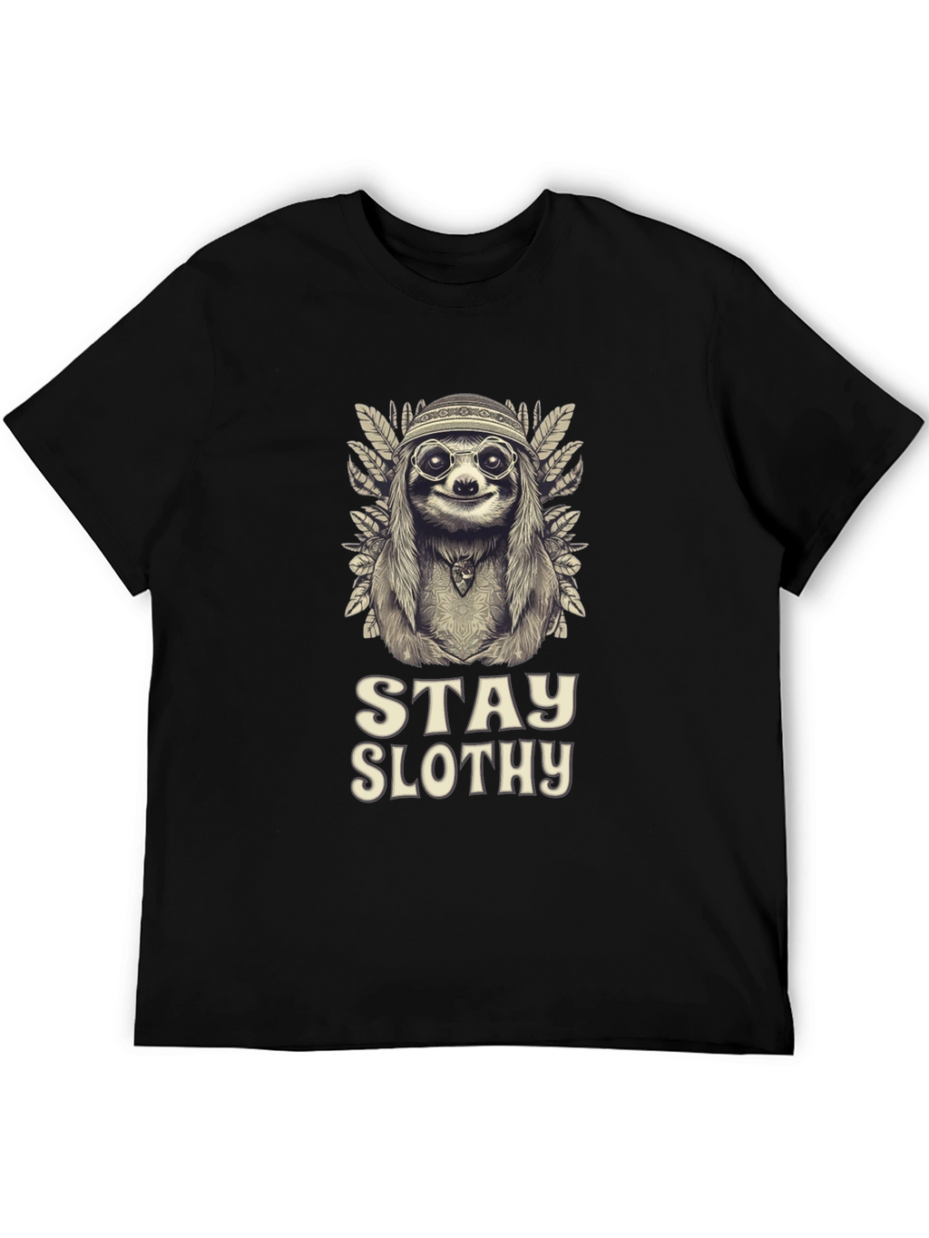 Stay Slothy Graphic Tee - Hippie Sloth