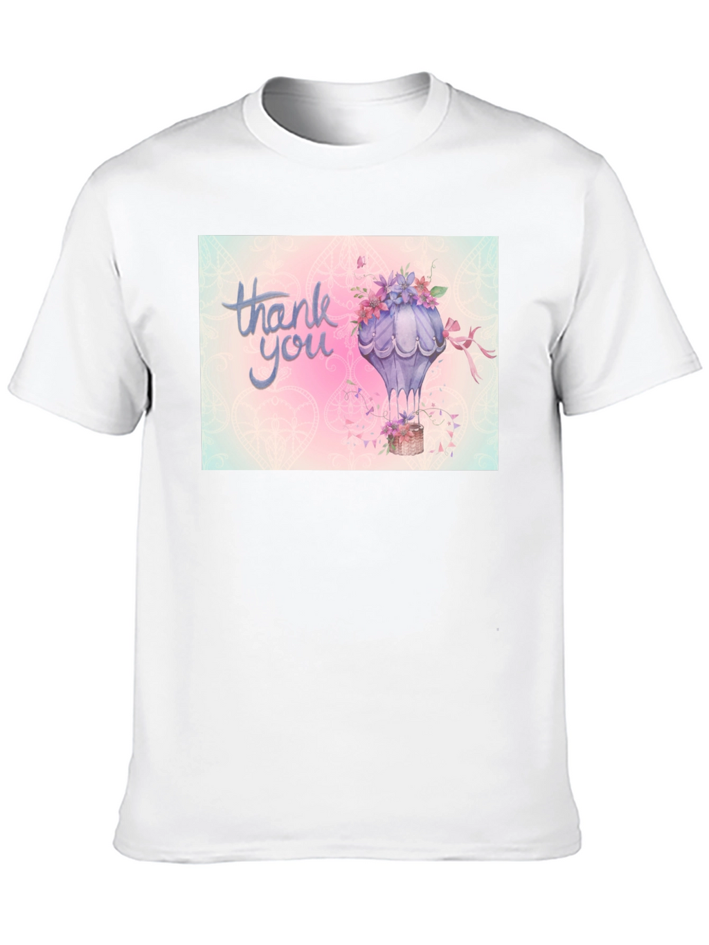 Thank You Hot Air Balloon Graphic Tee