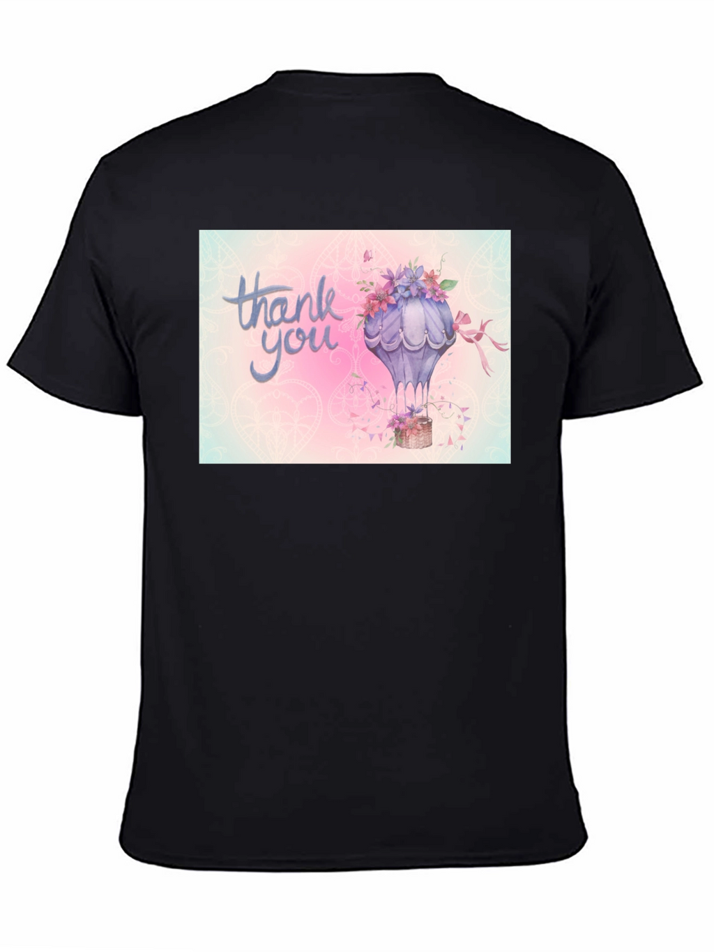 Thank You Hot Air Balloon Graphic Tee