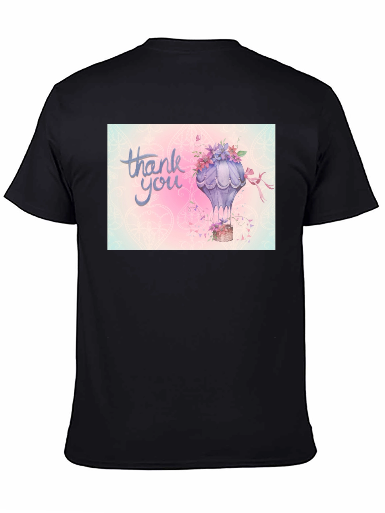 Thank You Hot Air Balloon Graphic Tee