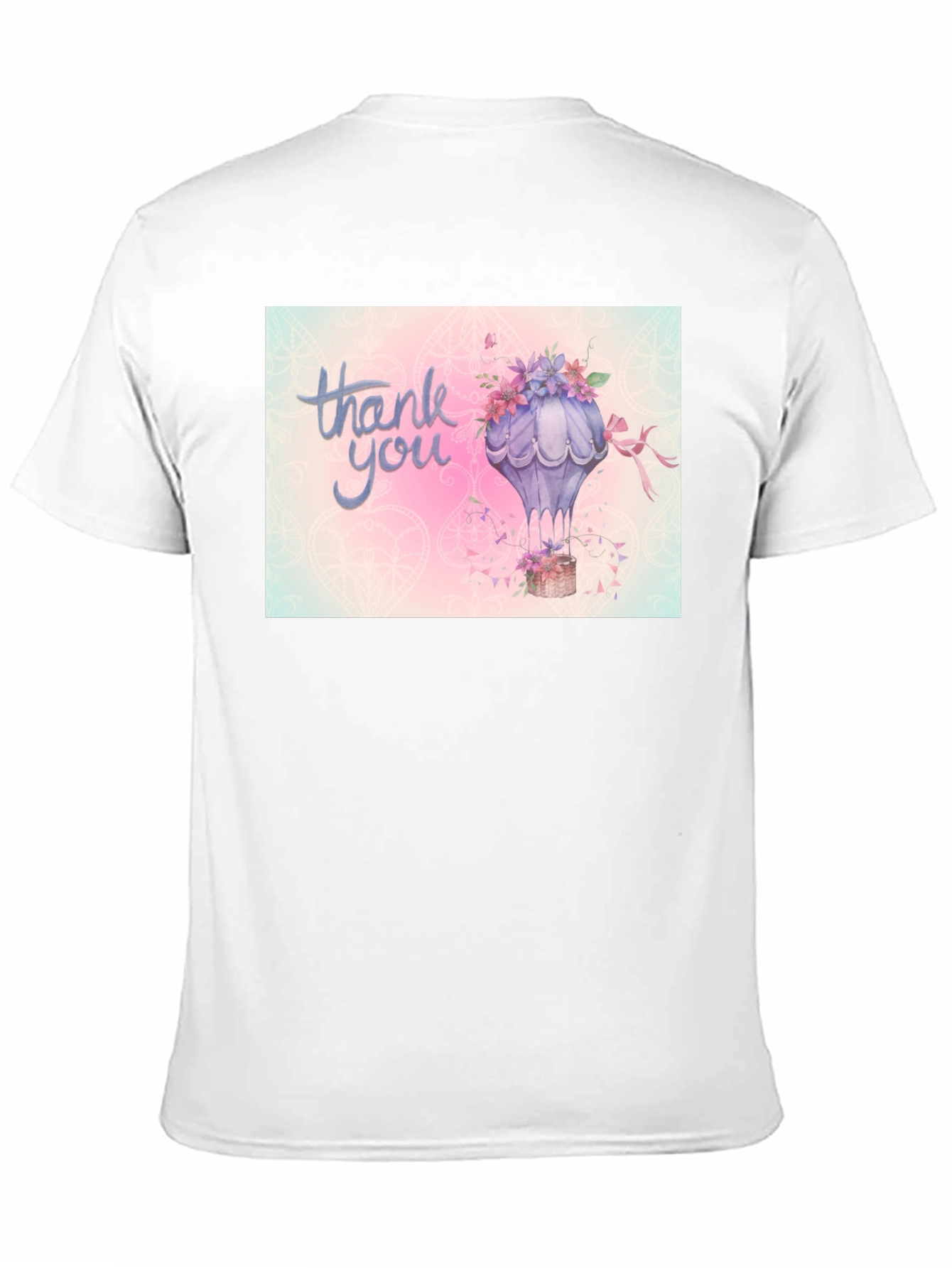 Thank You Hot Air Balloon Graphic Tee