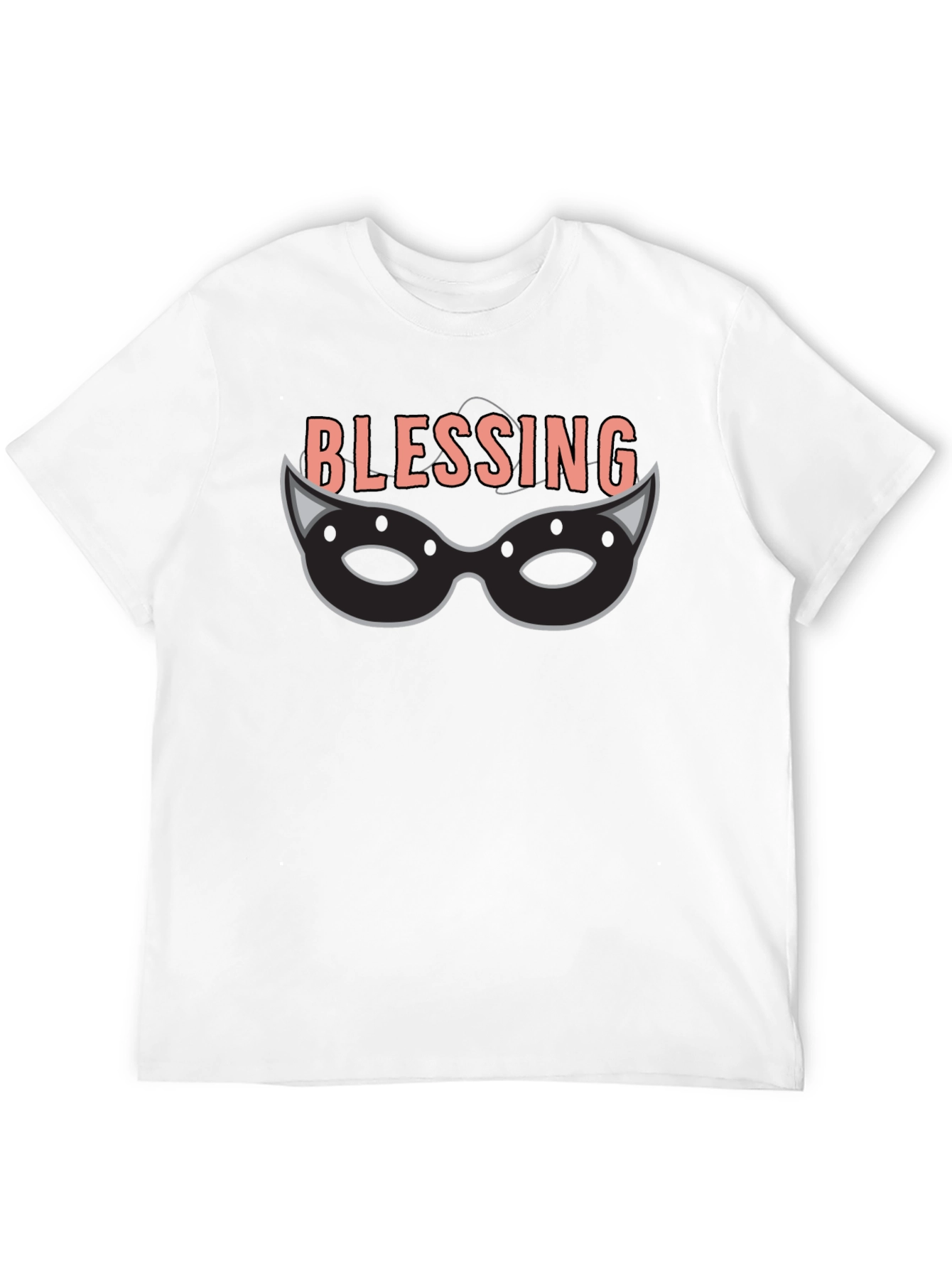 Blessing Mask Graphic Tee - Unique Design