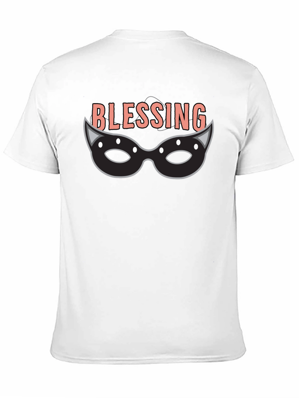 Blessing Mask Graphic Tee - Unique Design