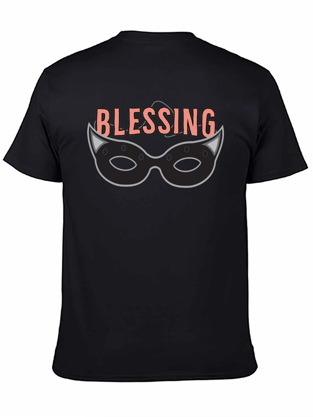 Blessing Mask Graphic Tee - Unique Design