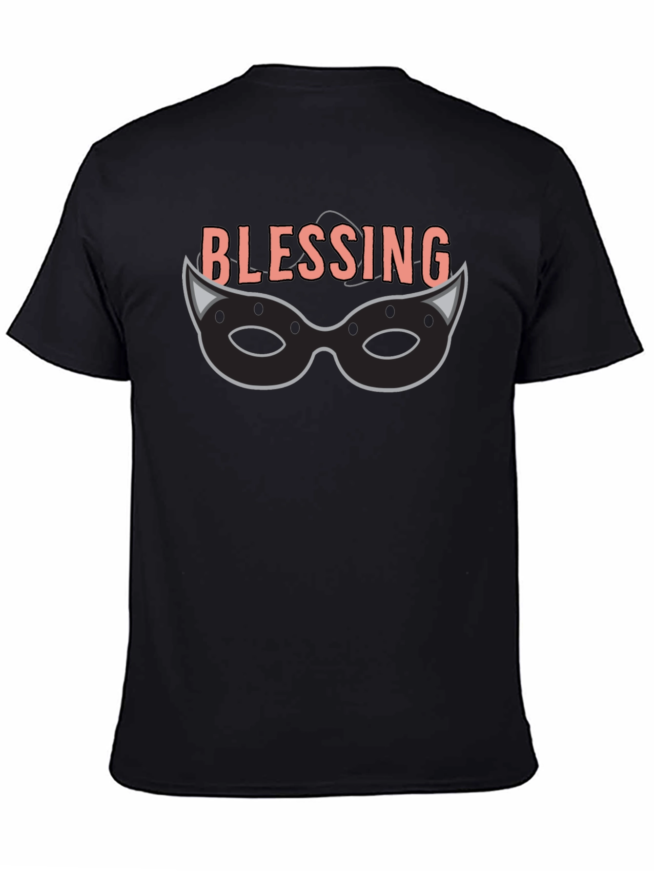 Blessing Mask Graphic Tee - Unique Design