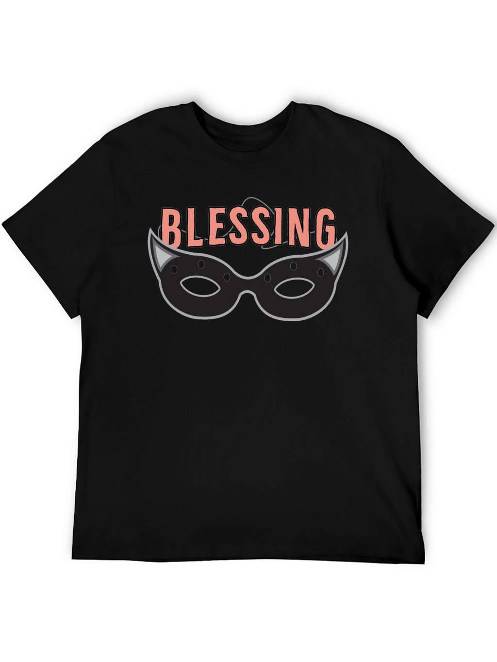 Blessing Mask Graphic Tee - Unique Design