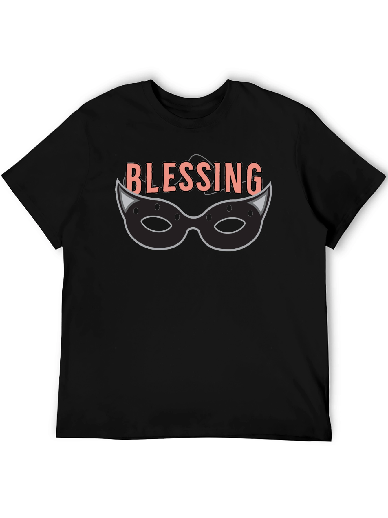 Blessing Mask Graphic Tee - Unique Design